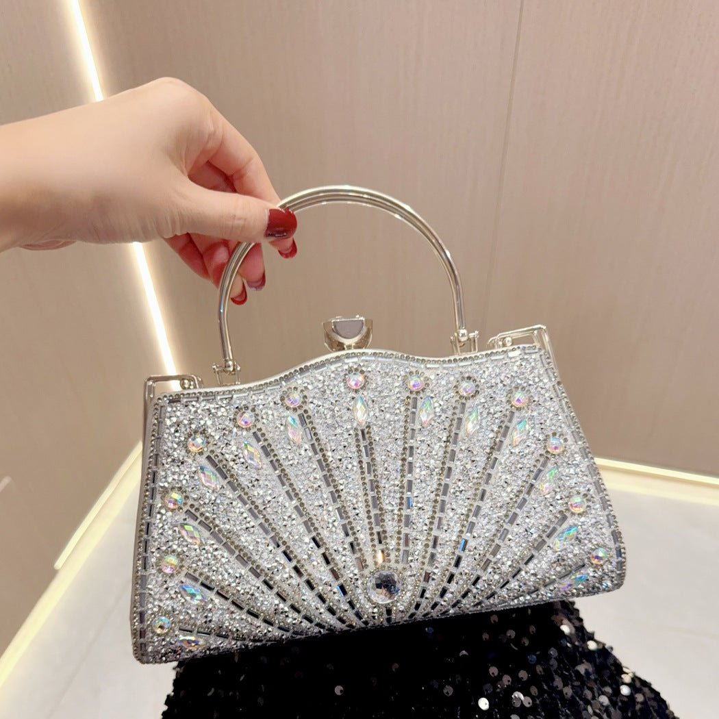 Sac de Soirée de Luxe Orné de Cristaux