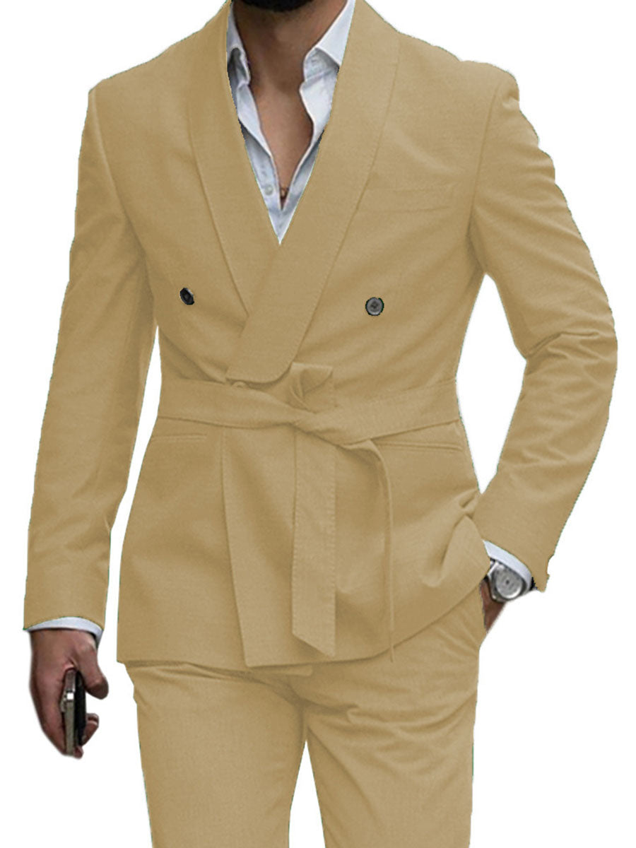 Costume Bureau Homme 2 Pièces en CHAMPAGNE Élégance et Confort au Quotidien pour le Travail