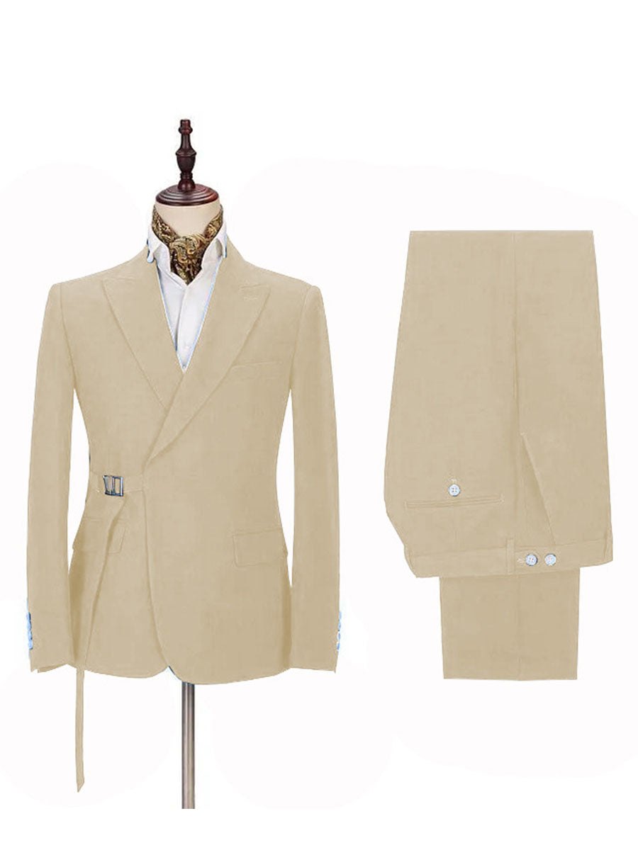 Costume Homme 2 Pièces en IVOIRE Succès International et à la Coupe Affinante