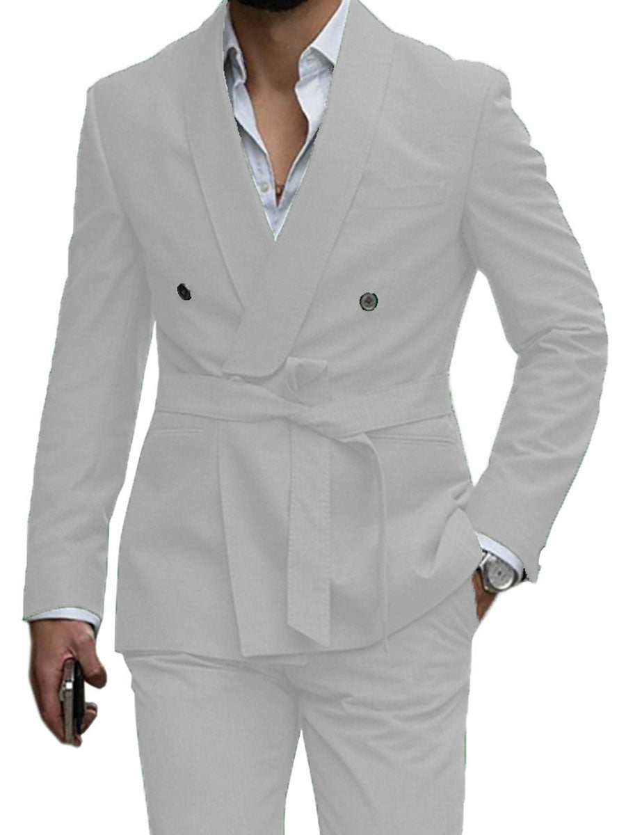 Costume Bureau Homme 2 Pièces en BLANC Élégance et Confort au Quotidien pour le Travail
