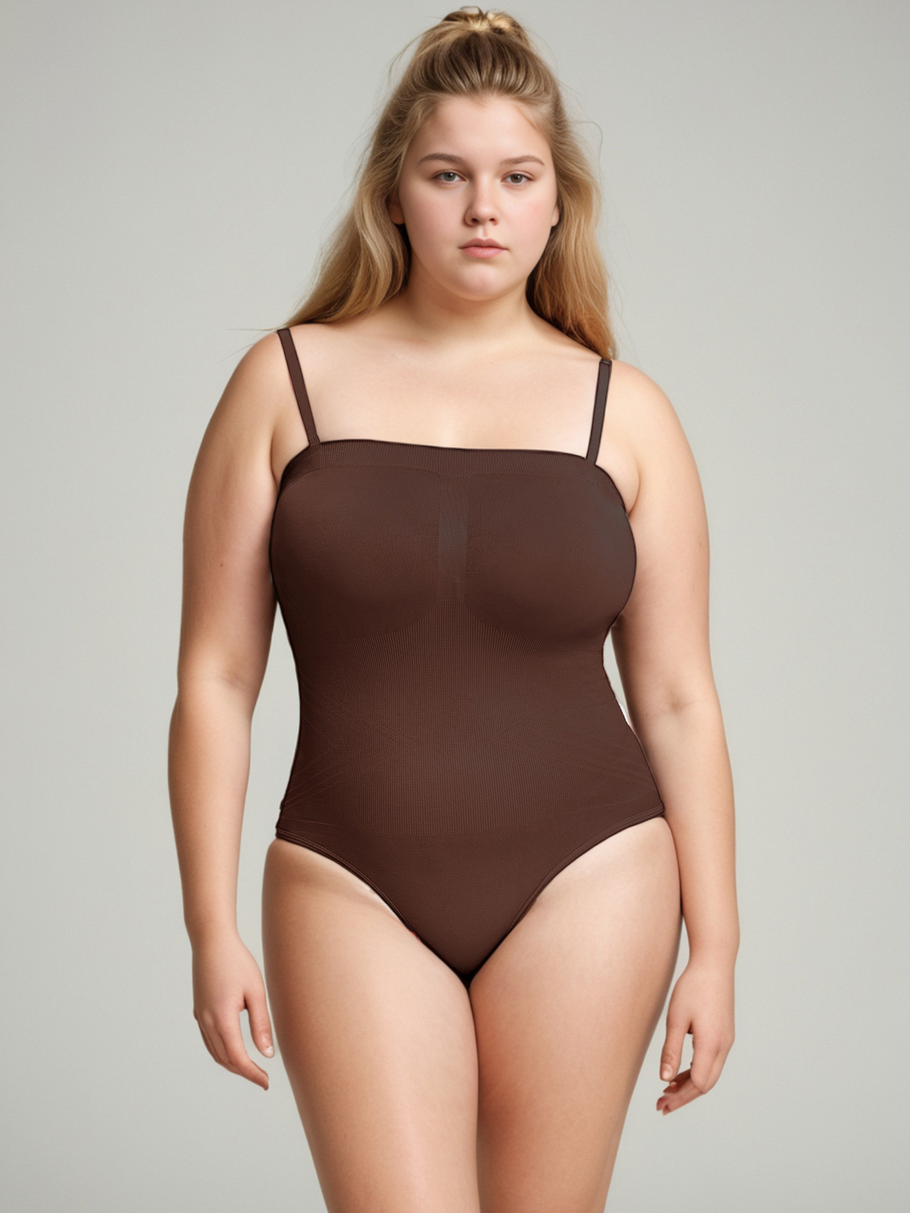 Combinaison moulante à bretelles fines Corset de mariage pour femmes Grande Taille