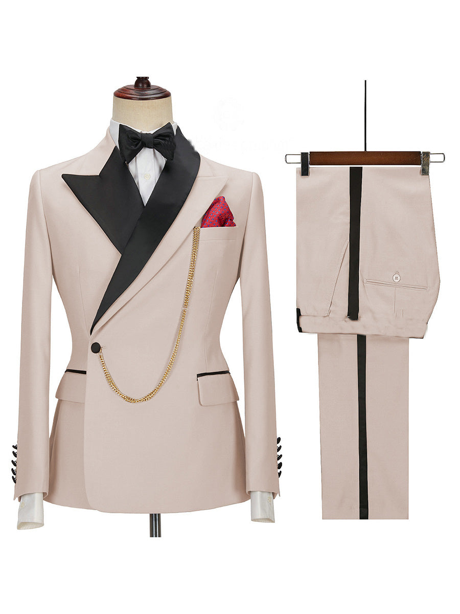 Costume Homme 2 Pièces En IVOIRE Polyvalence Élégante pour un Style Affaires et Décontracté Coupe Affinante