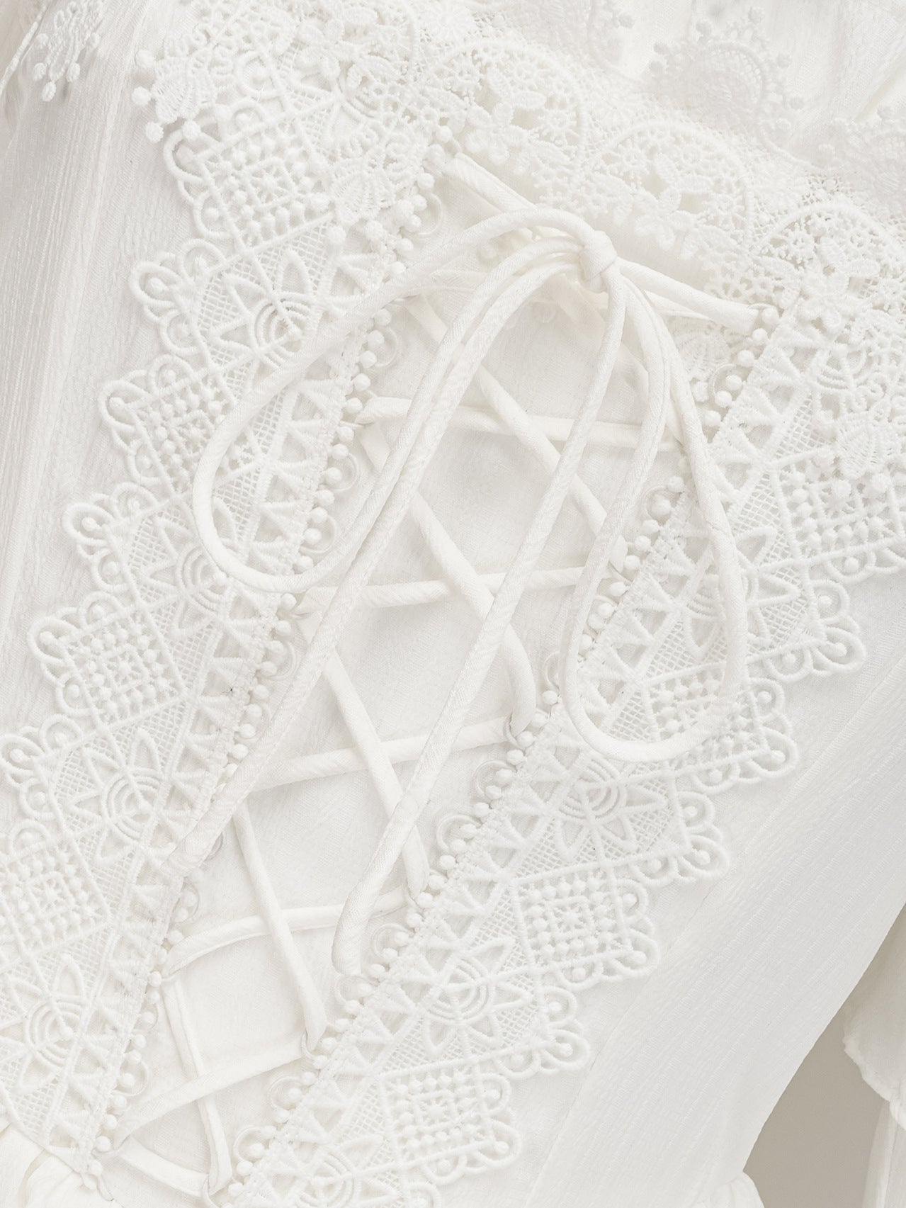 Robe Longue Trapèze Col Carré Manches Longues Robe de Soirée en Blanc