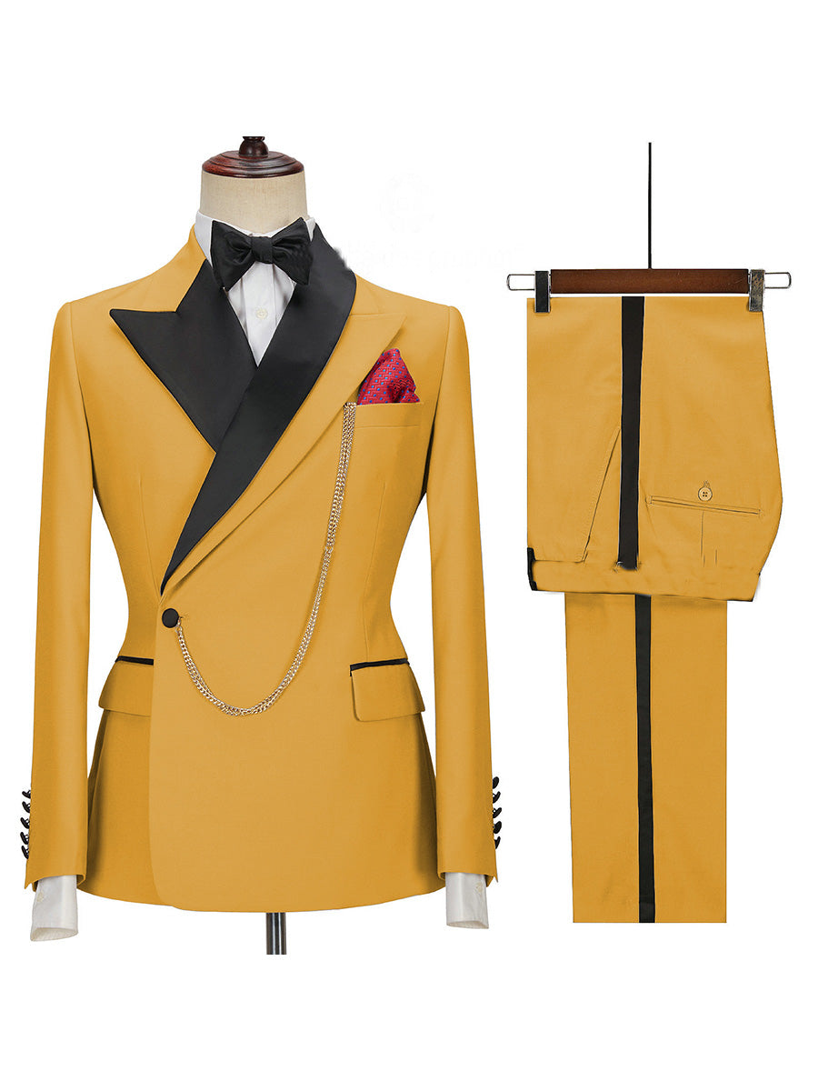 Costume Homme 2 Pièces En SOUCI Polyvalence Élégante pour un Style Affaires et Décontracté Coupe Affinante