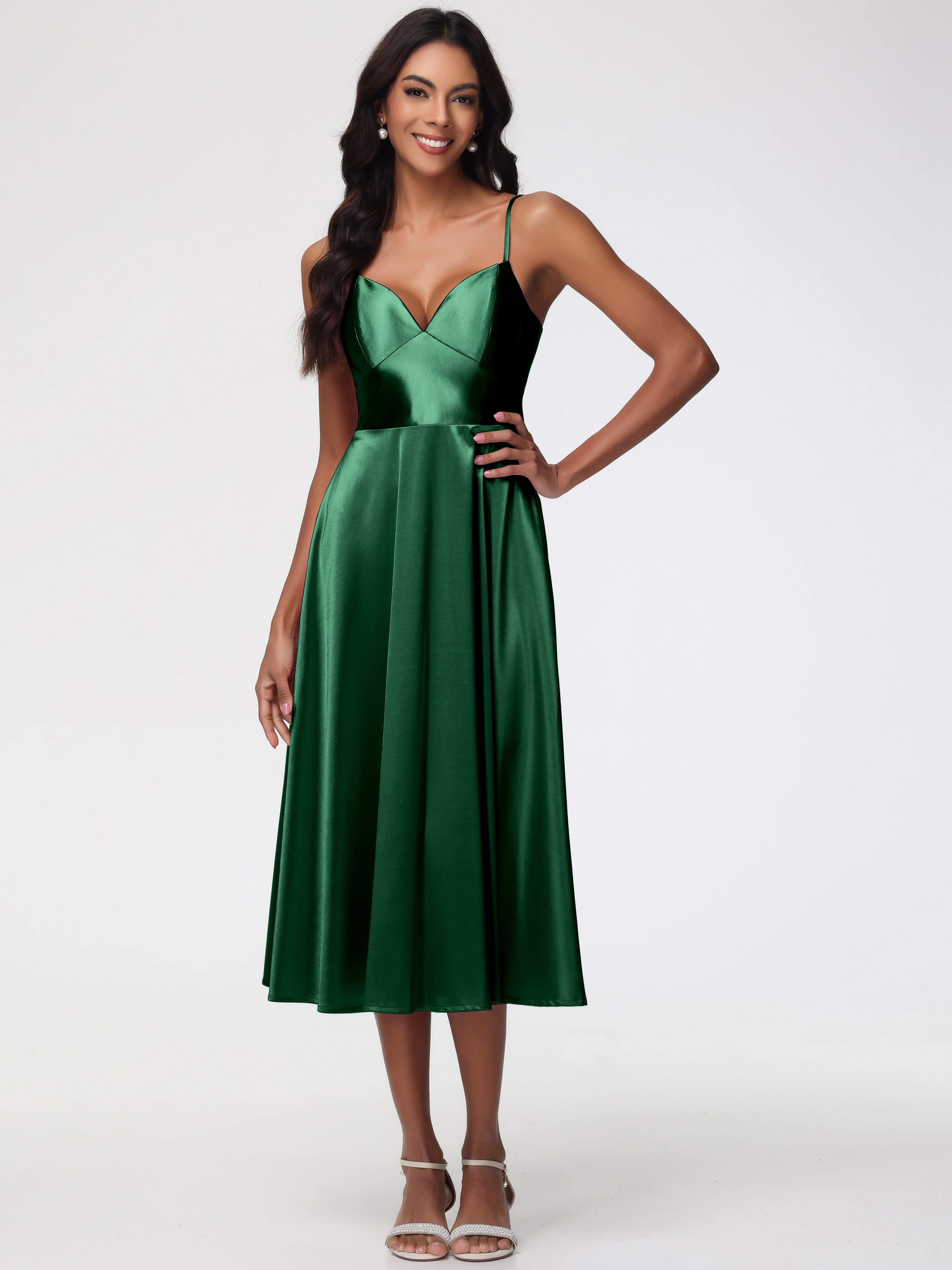 Robe Demoiselle D Honneur Vert Fonce Robe Demoiselle D Honneur Avec Décolleté En V