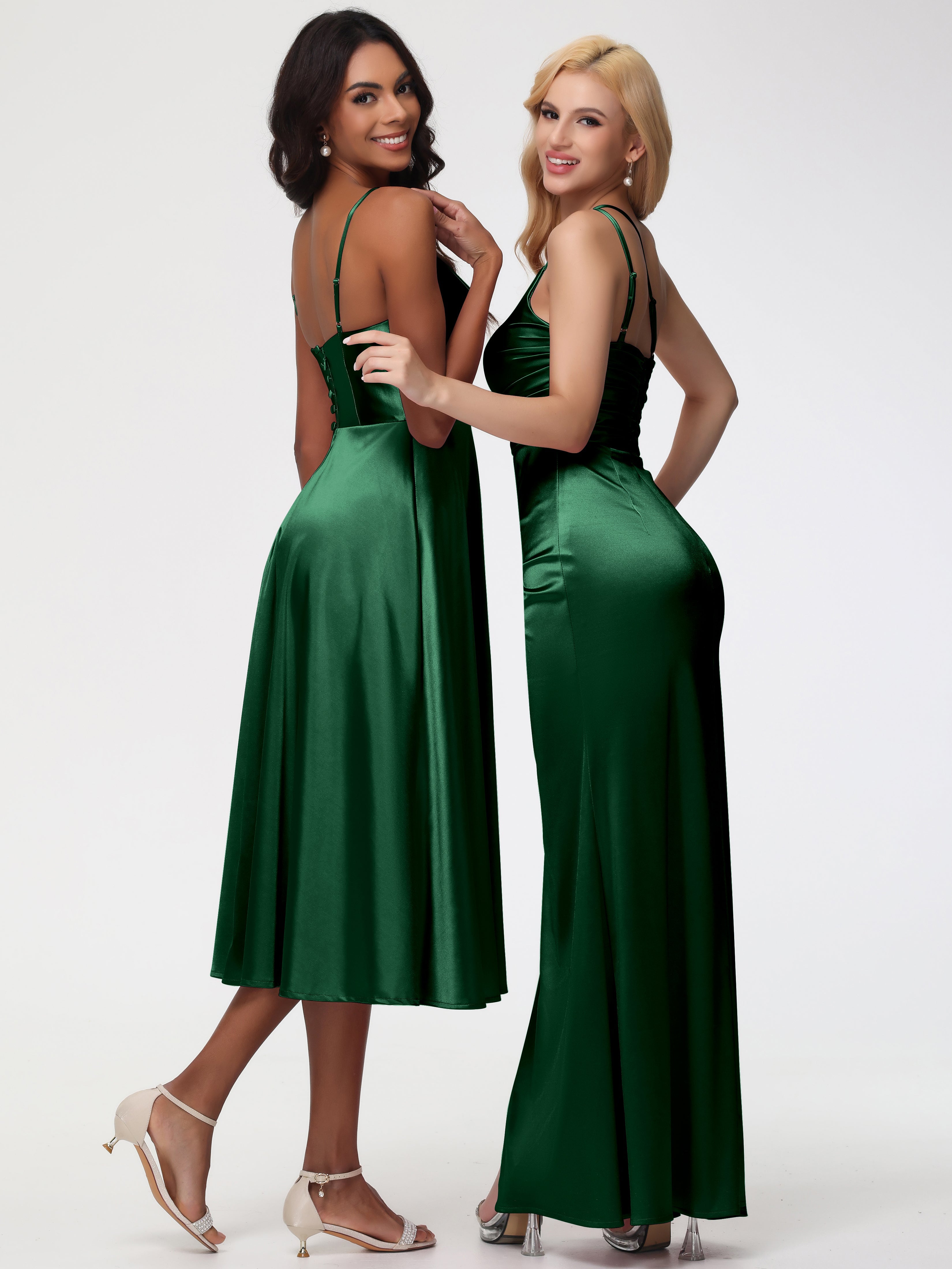 Robe Demoiselle D Honneur Vert Fonce Robe Demoiselle D Honneur Avec Décolleté En V