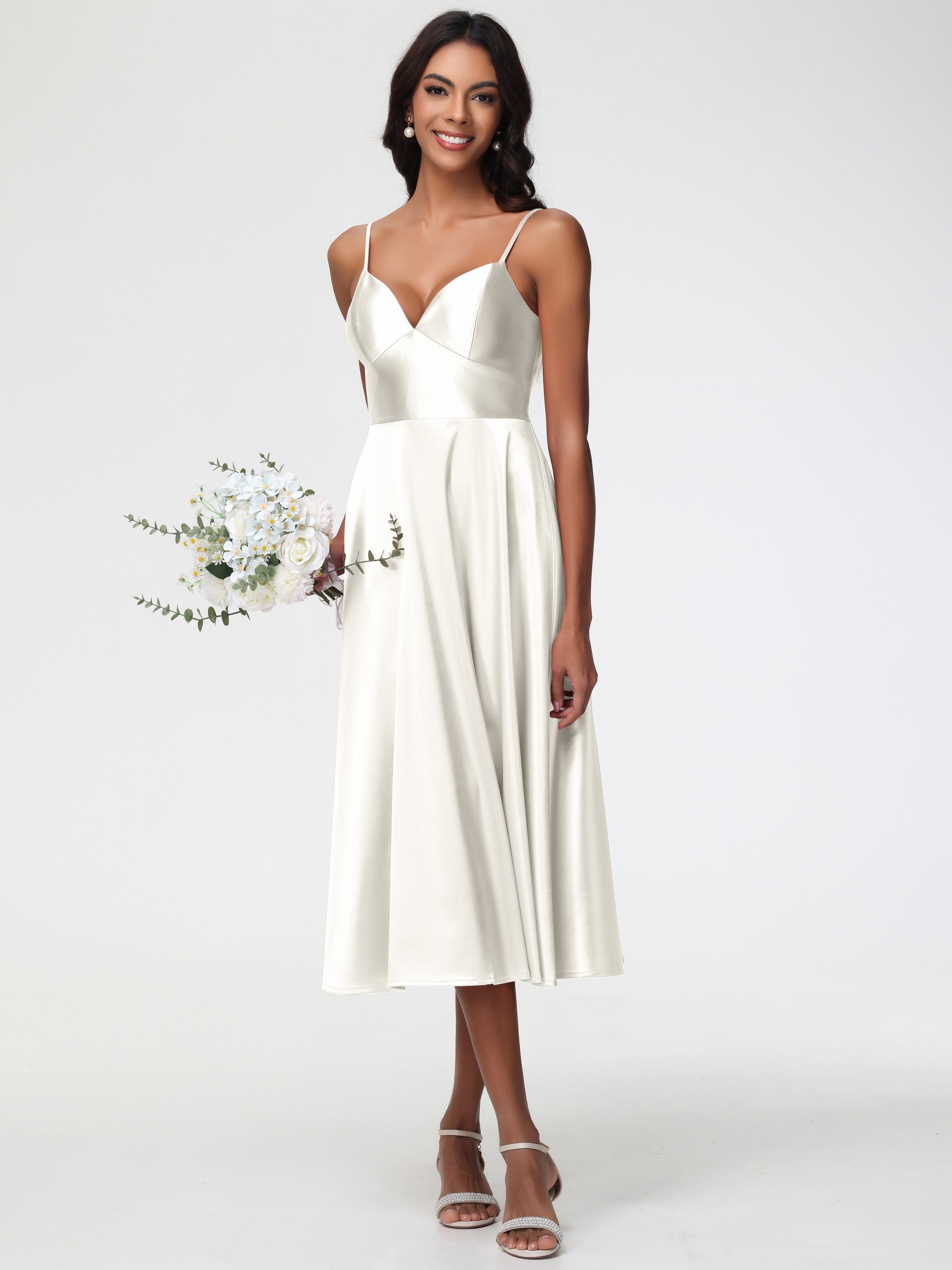Robe Ivoire Demoiselle D Honneur Robe Demoiselle D Honneur Avec Décolleté En V