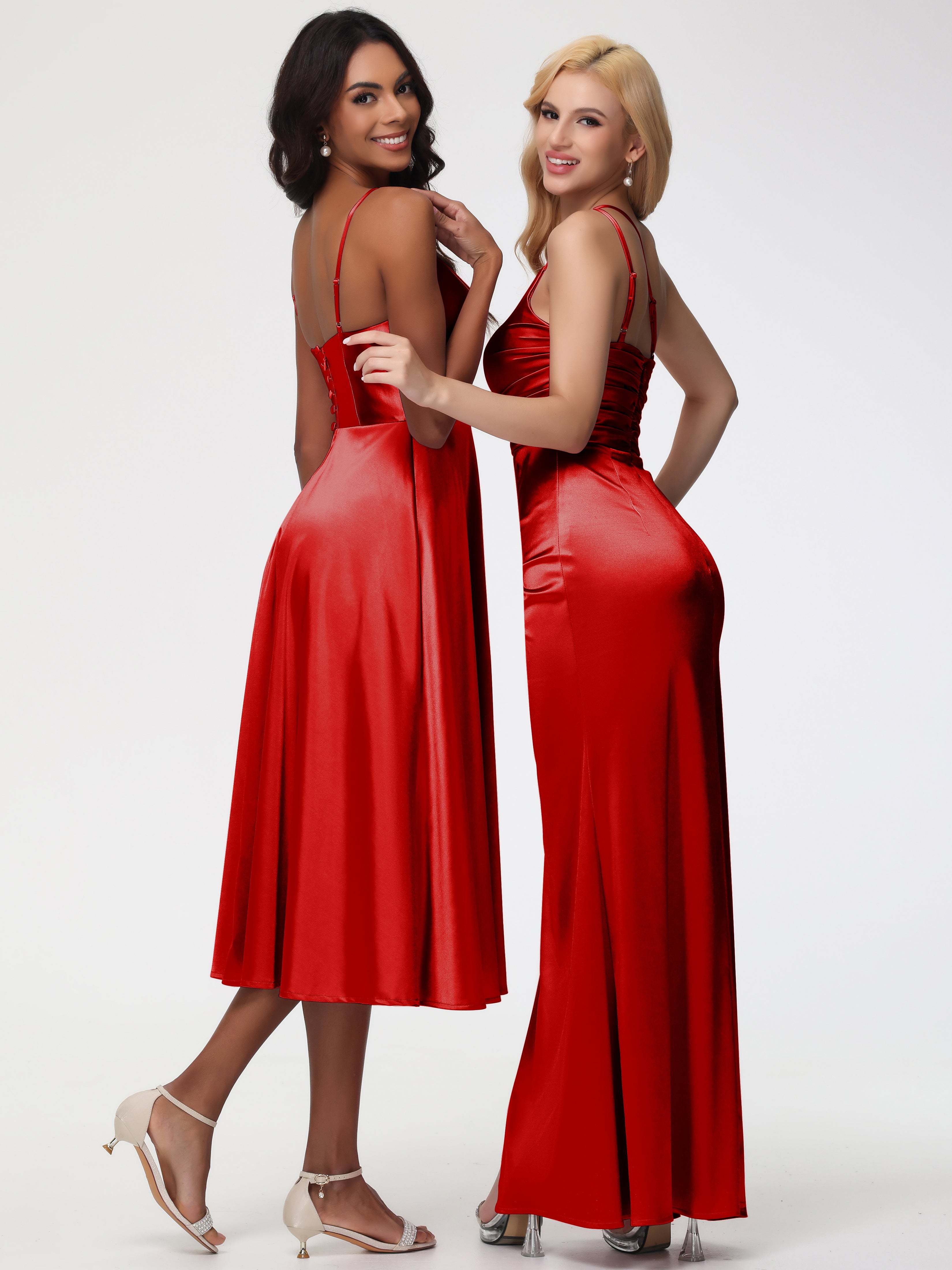 Robe Rouge Demoiselle D Honneur Robe Demoiselle D Honneur Avec Décolleté En V