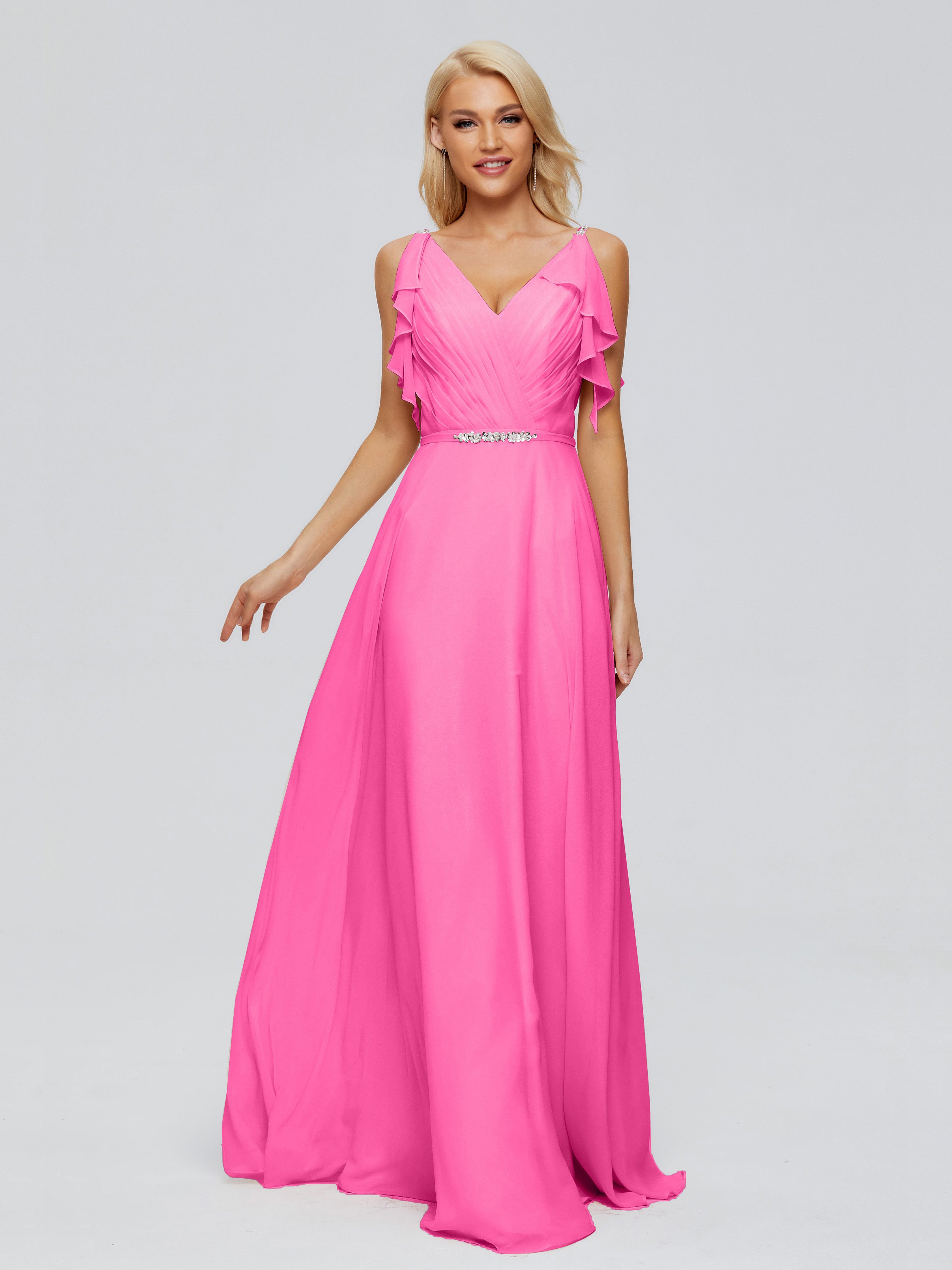 Robe Demoiselle D Honneur Azalée A-ligne Dos En V Robes Demoiselle D'Honneur