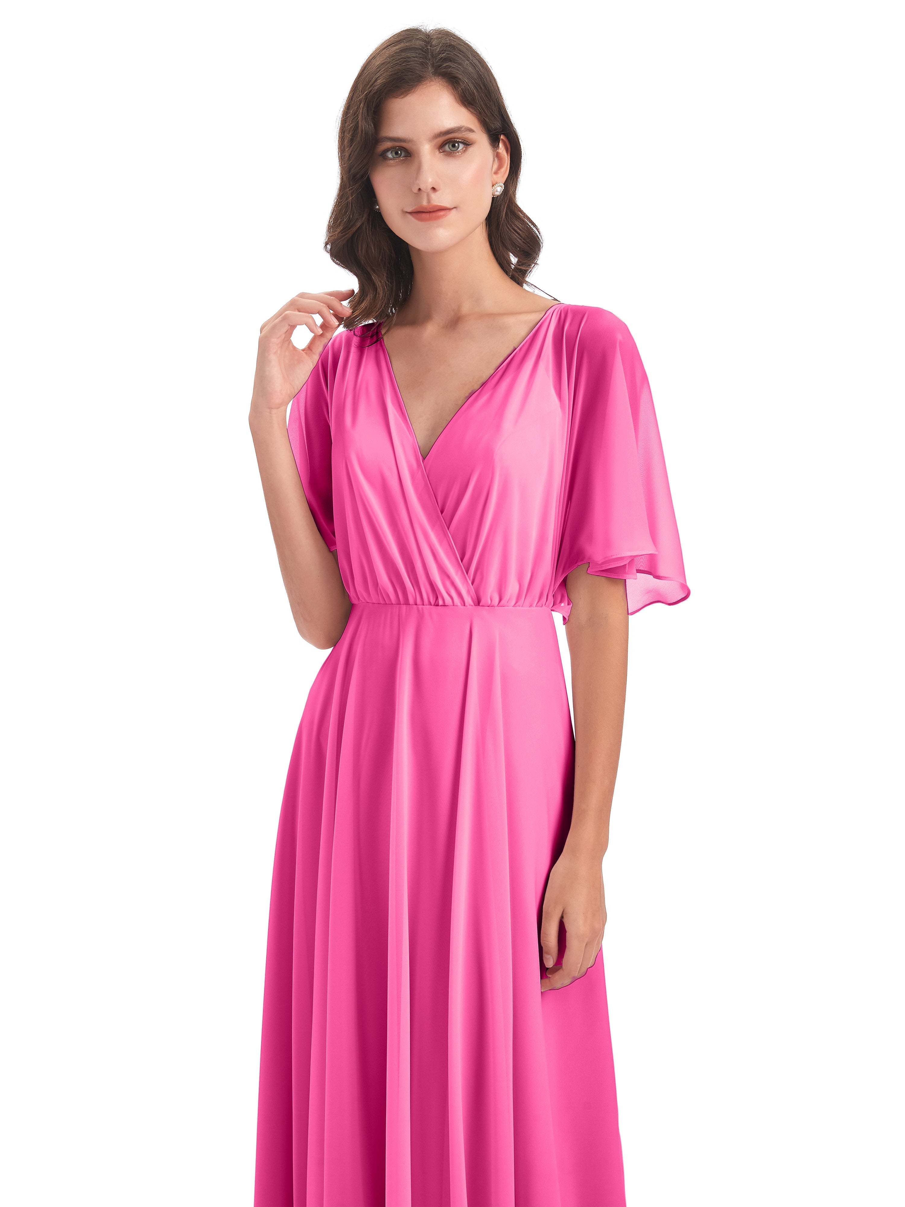 Robe Demoiselle D Honneur Azalée Trapèze Dos En V Robes Demoiselle D'Honneur