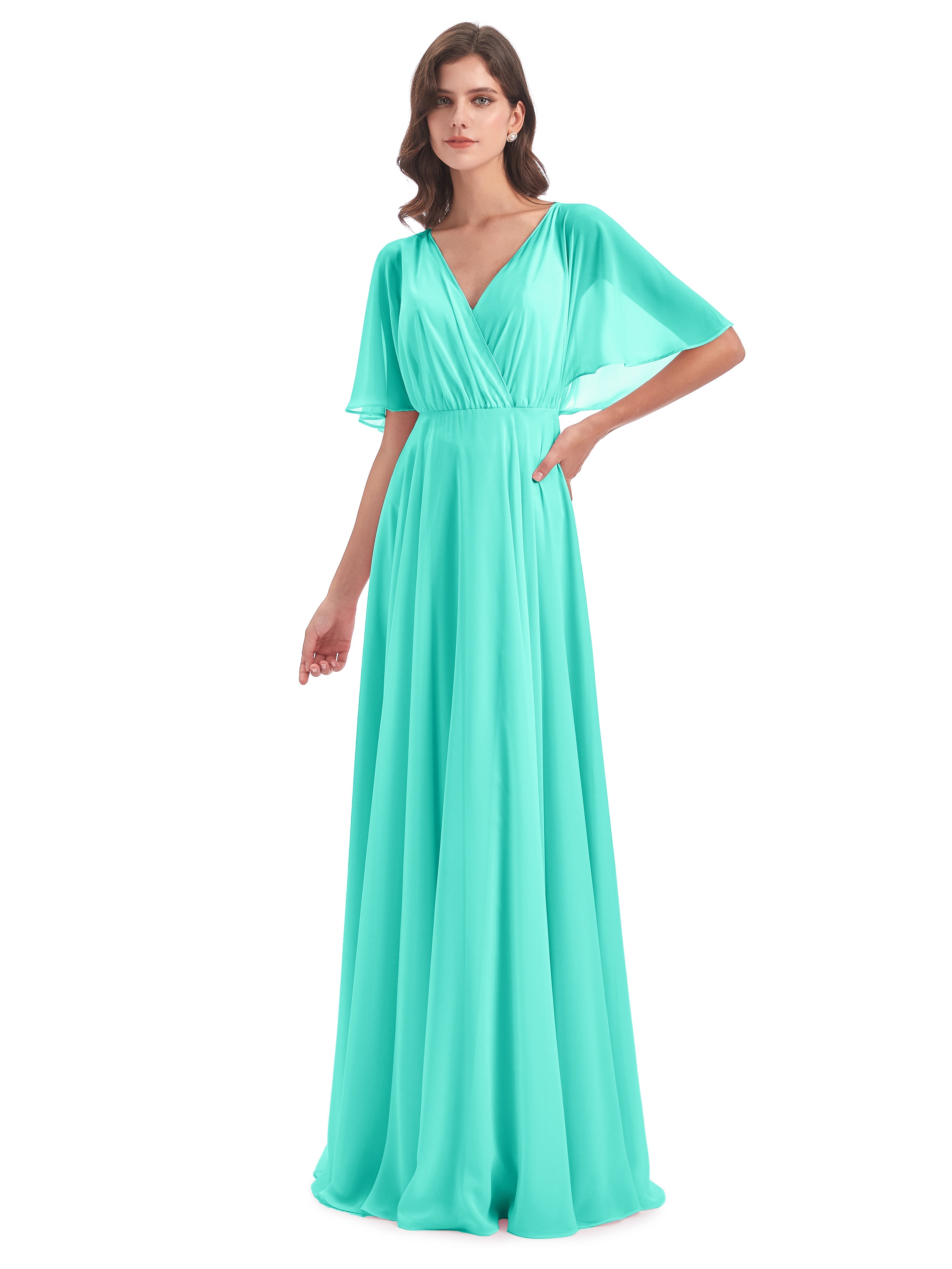 Robes De Demoiselle D'Honneur Spa Trapèze Dos En V Robes Demoiselle D'Honneur