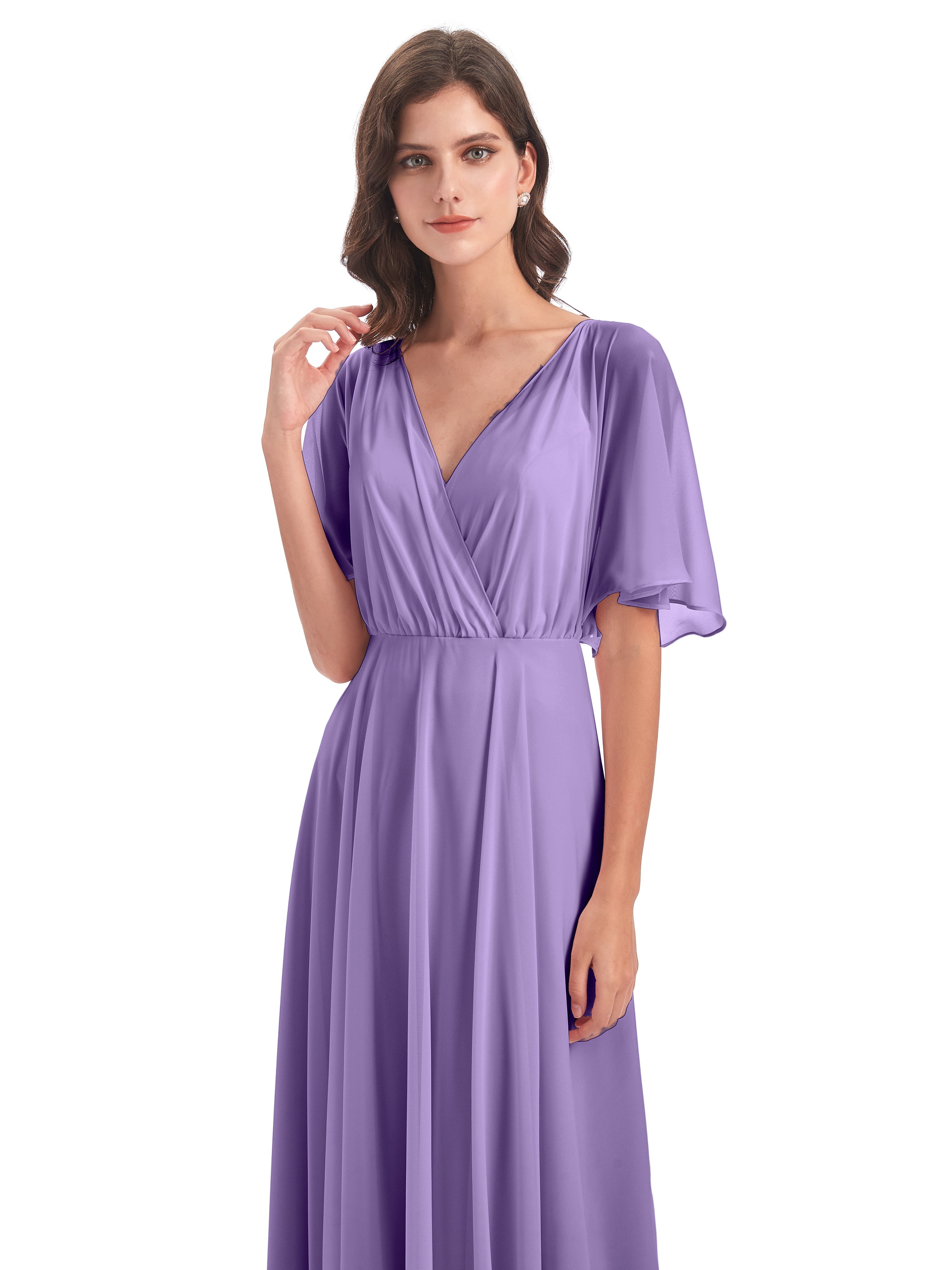 Robes De Demoiselle D'Honneur Tahiti Trapèze Dos En V Robes Demoiselle D'Honneur