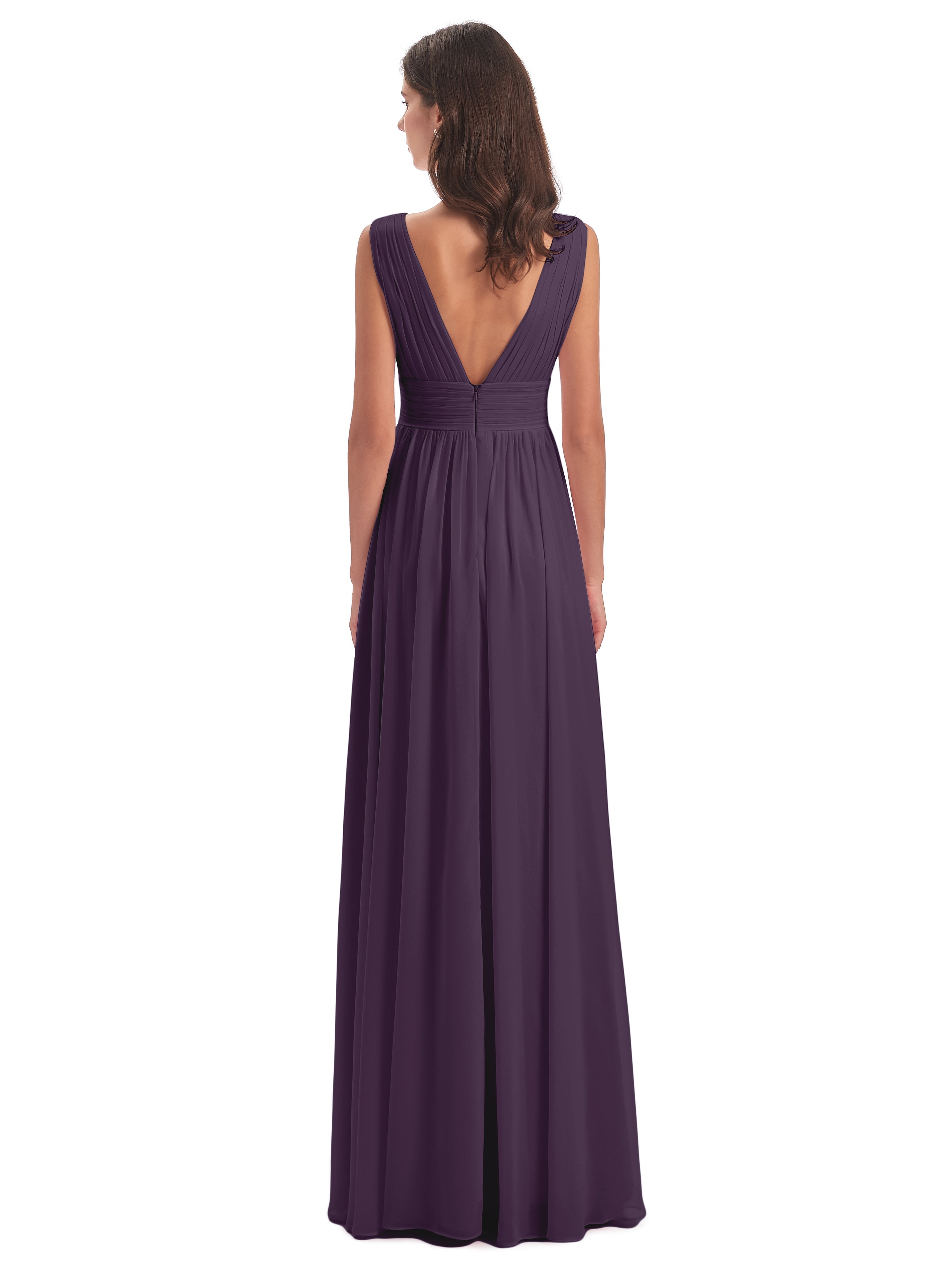 Robe Demoiselle D Honneur Plume Emma Dos En V Fendue Devant Robes Demoiselle D'Honneur