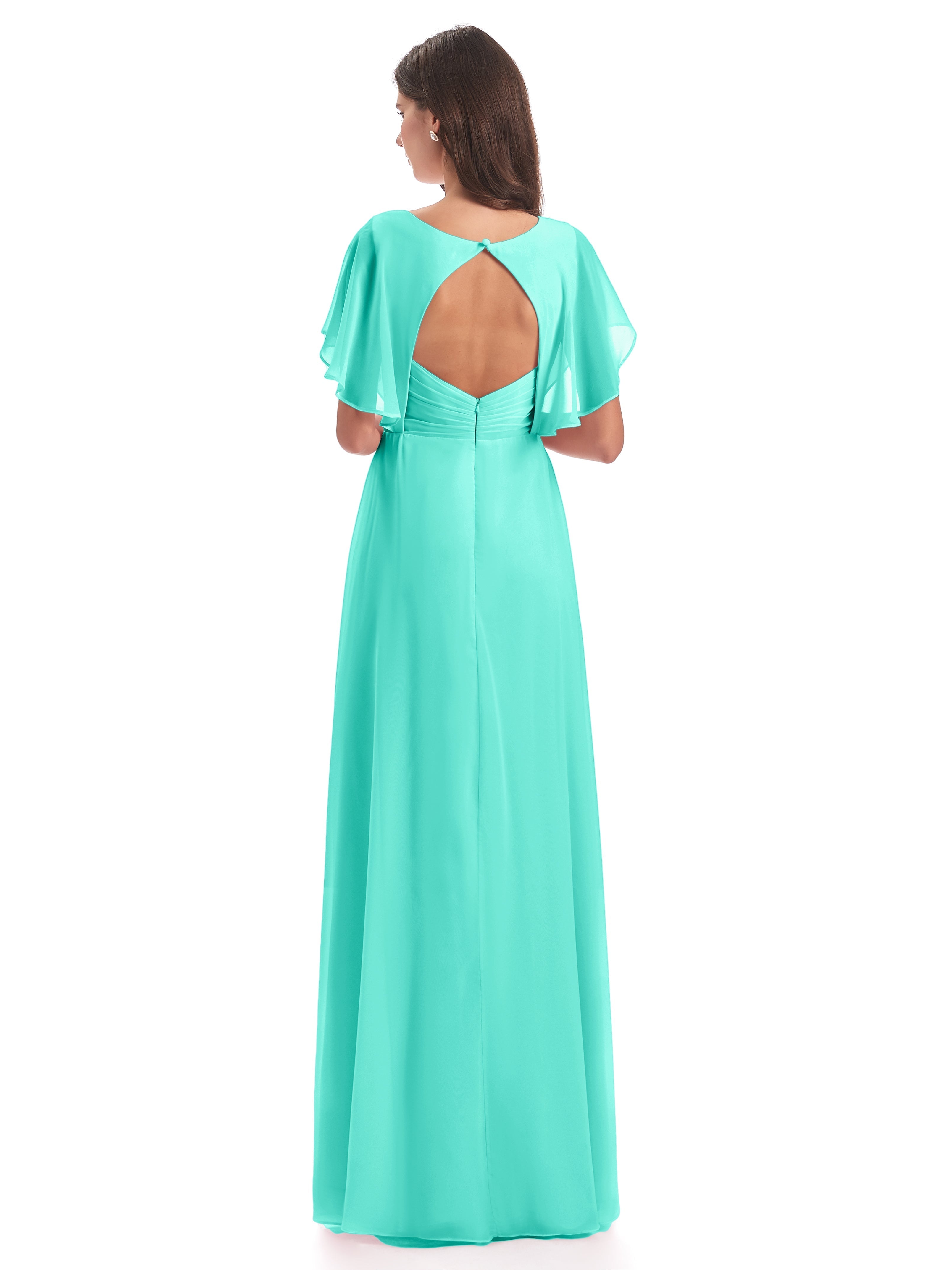 Robes De Demoiselle D'Honneur Spa Dos Ouvert Fendue Devant Robes Demoiselle D'Honneur
