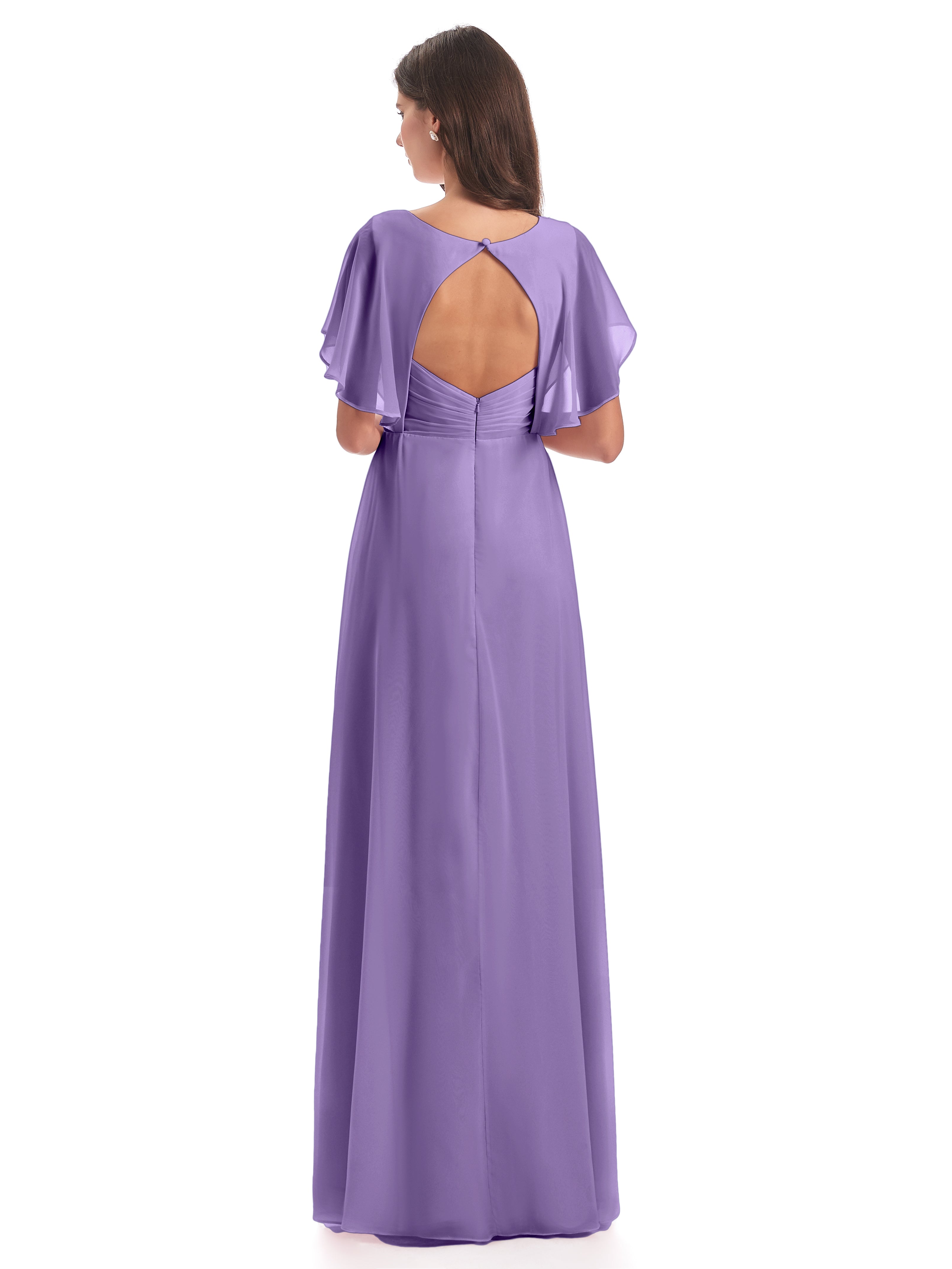 Robes De Demoiselle D'Honneur Tahiti Dos Ouvert Fendue Devant Robes Demoiselle D'Honneur