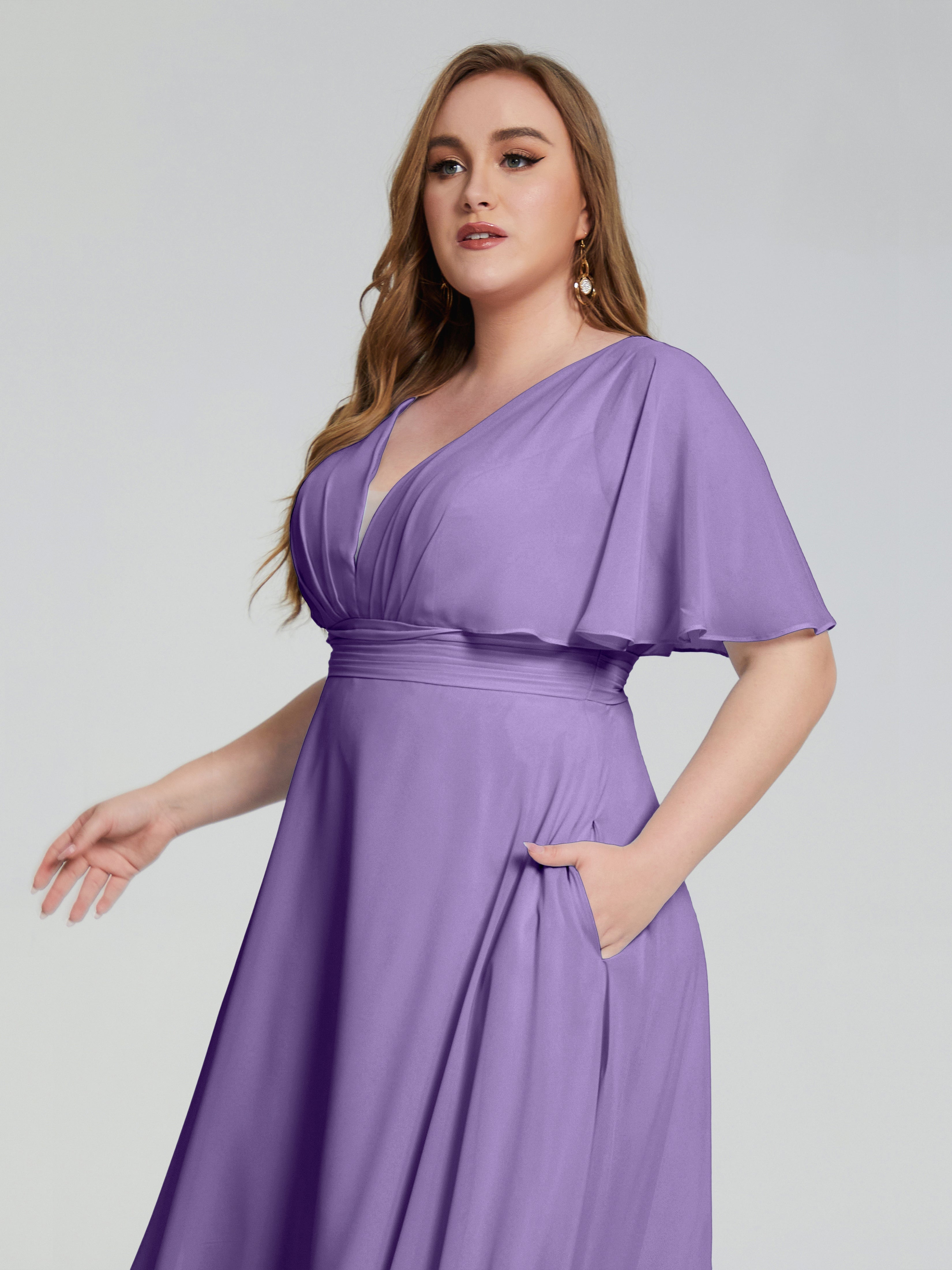 Robes De Demoiselle D'Honneur Tahiti Dos Nu Mousseline Robes Demoiselle D'Honneur Grande Taille