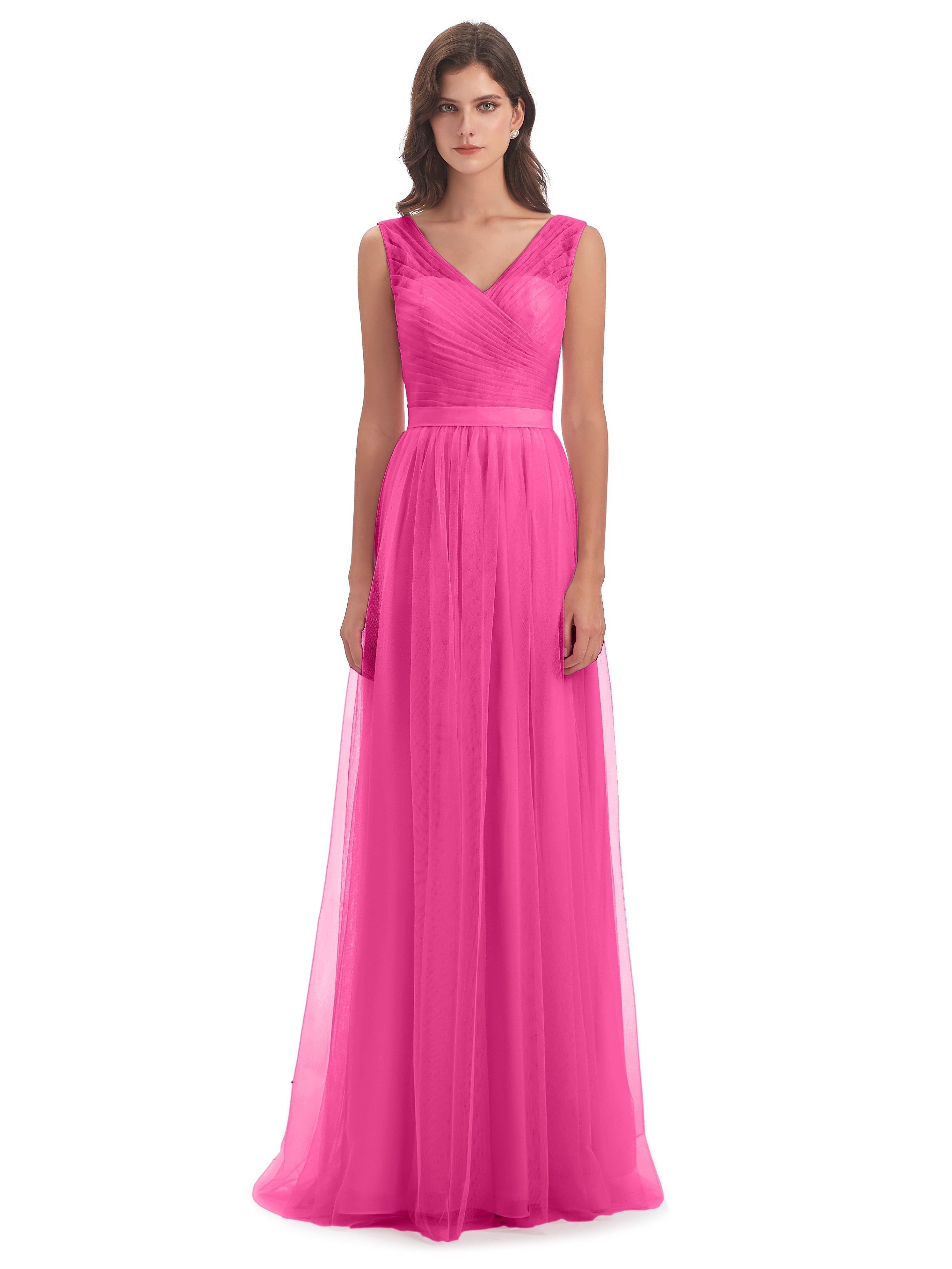 Robe Demoiselle D Honneur Azalée Mila Dos En V Tulle Robes Demoiselle D'Honneur