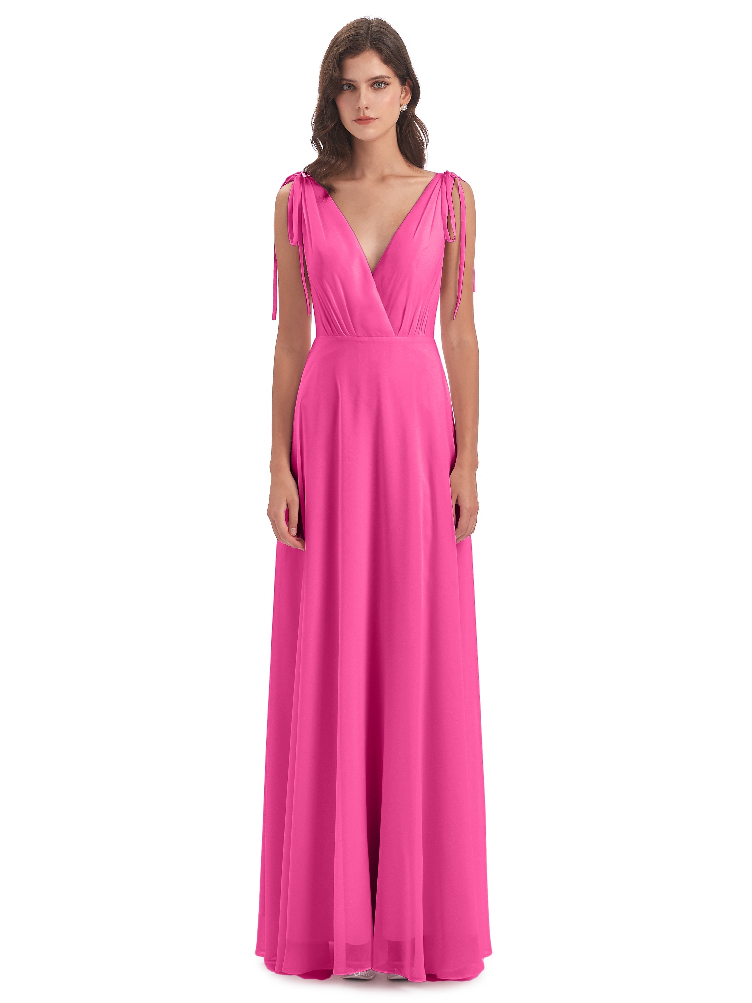 Robe Demoiselle D Honneur Azalée Dos Nu Col V Robes Demoiselle D'Honneur