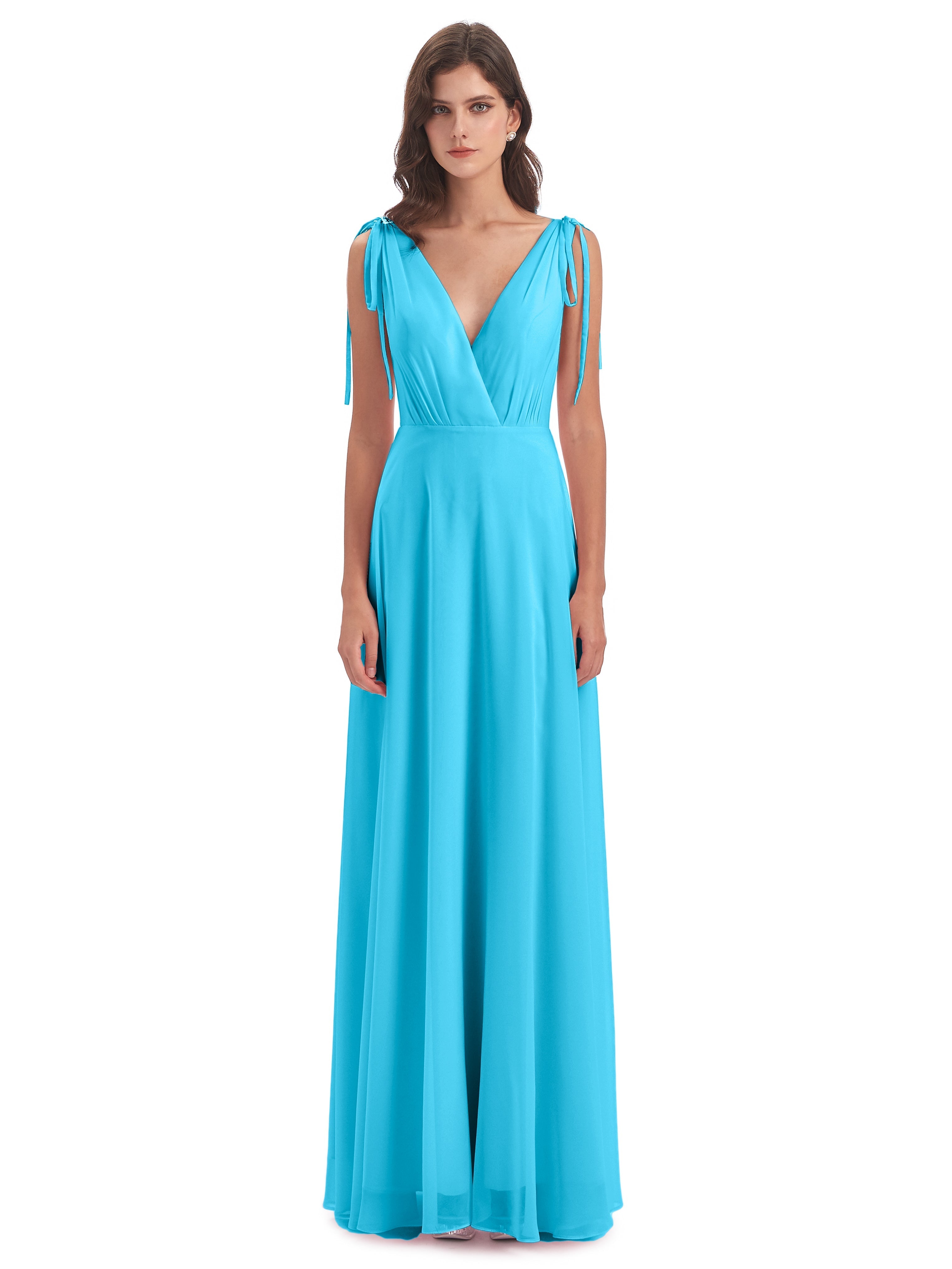 Robe De Demoiselle D'Honneur En Piscine Dos Nu Col V Robes Demoiselle D'Honneur