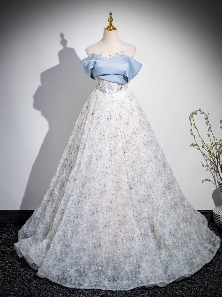 Épaule Dénudée Robe de Quinceanera en Satin et Tulle