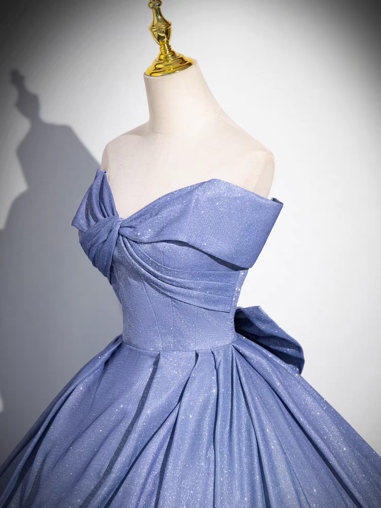 Épaule Dénudée Col V Robe de Quinceanera avec un Nœud Papillon