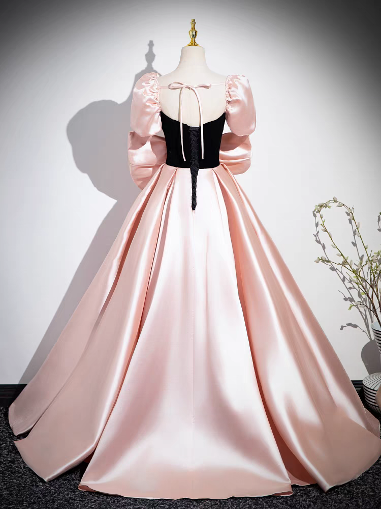 Épaule Dénudée Col Droit Robe de Quinceanera avec un Nœud Papillon