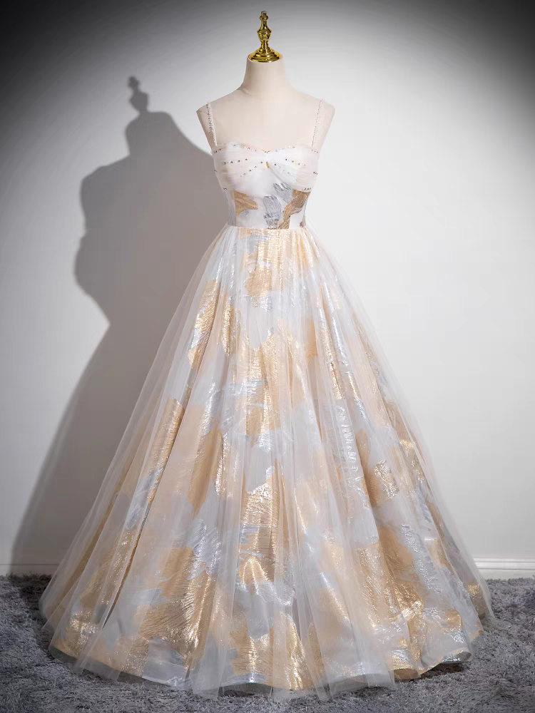 Bretelles Spaghetti Col Cœur Longueur Ras du Sol Robe de Quinceanera