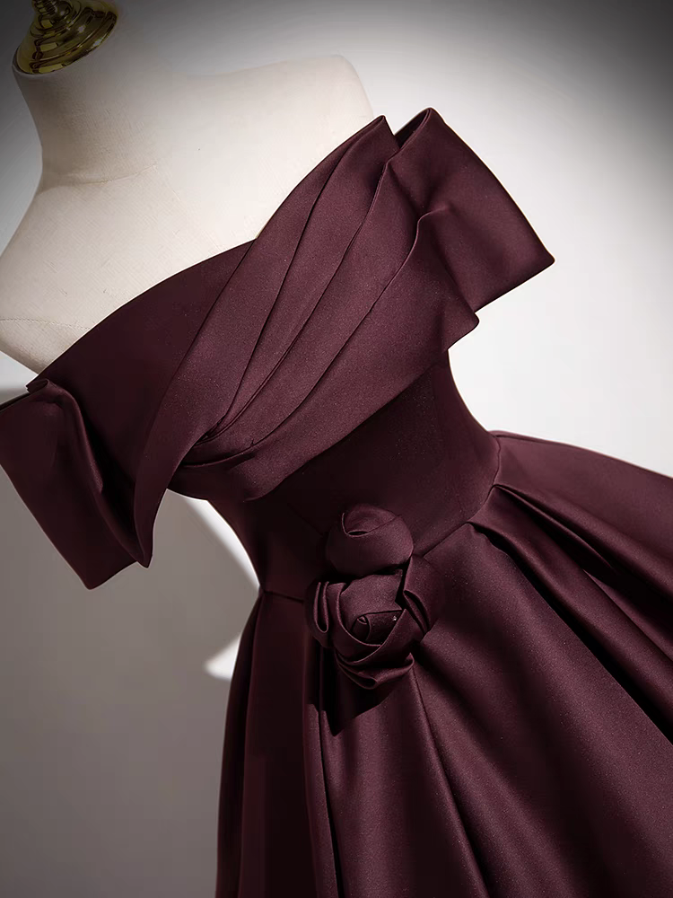 Élegante Épaule Dénudée Col Droit Robe de Quinceanera