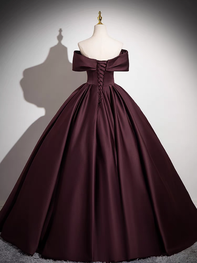 Élegante Épaule Dénudée Col Droit Robe de Quinceanera