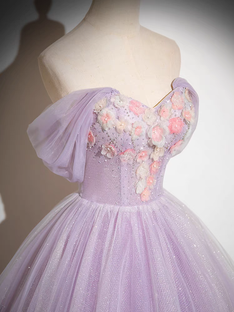 Col Coeur Longueur Ras du Sol Robe de Quinceanera avec Plisée