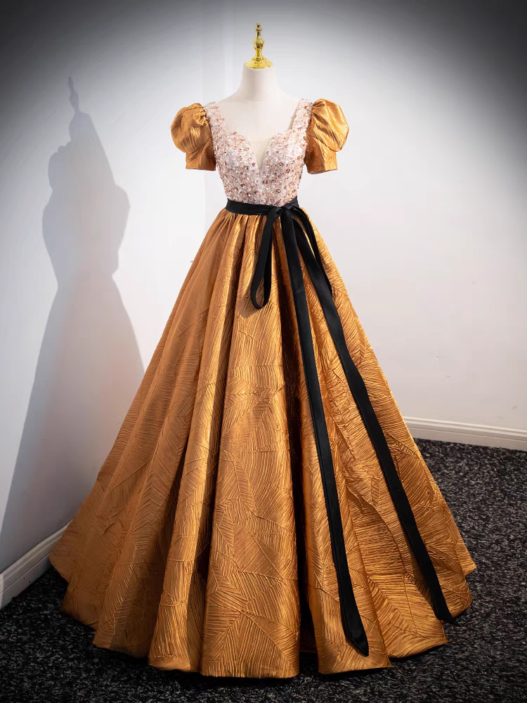 Épaule Dénudée Col Droit Robe de Quinceanera en Ornée de Cristaux