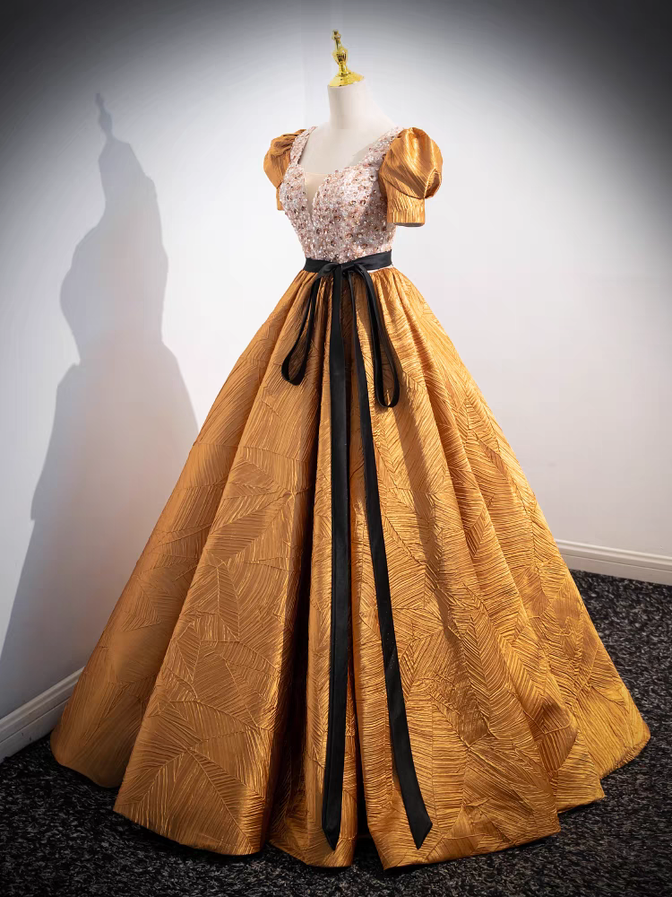 Épaule Dénudée Col Droit Robe de Quinceanera en Ornée de Cristaux