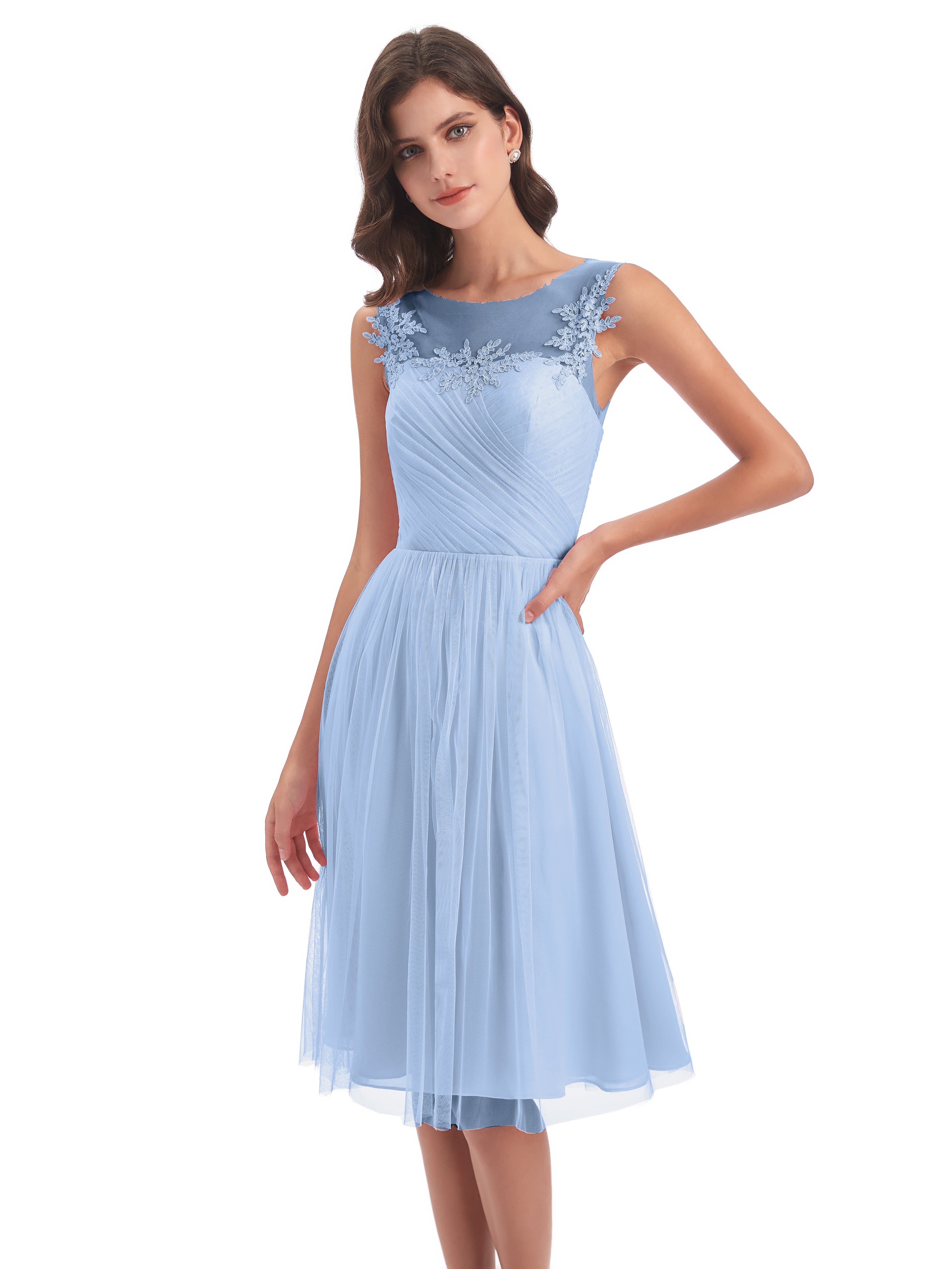 Robes Demoiselle d'Honneur Longueur genou
