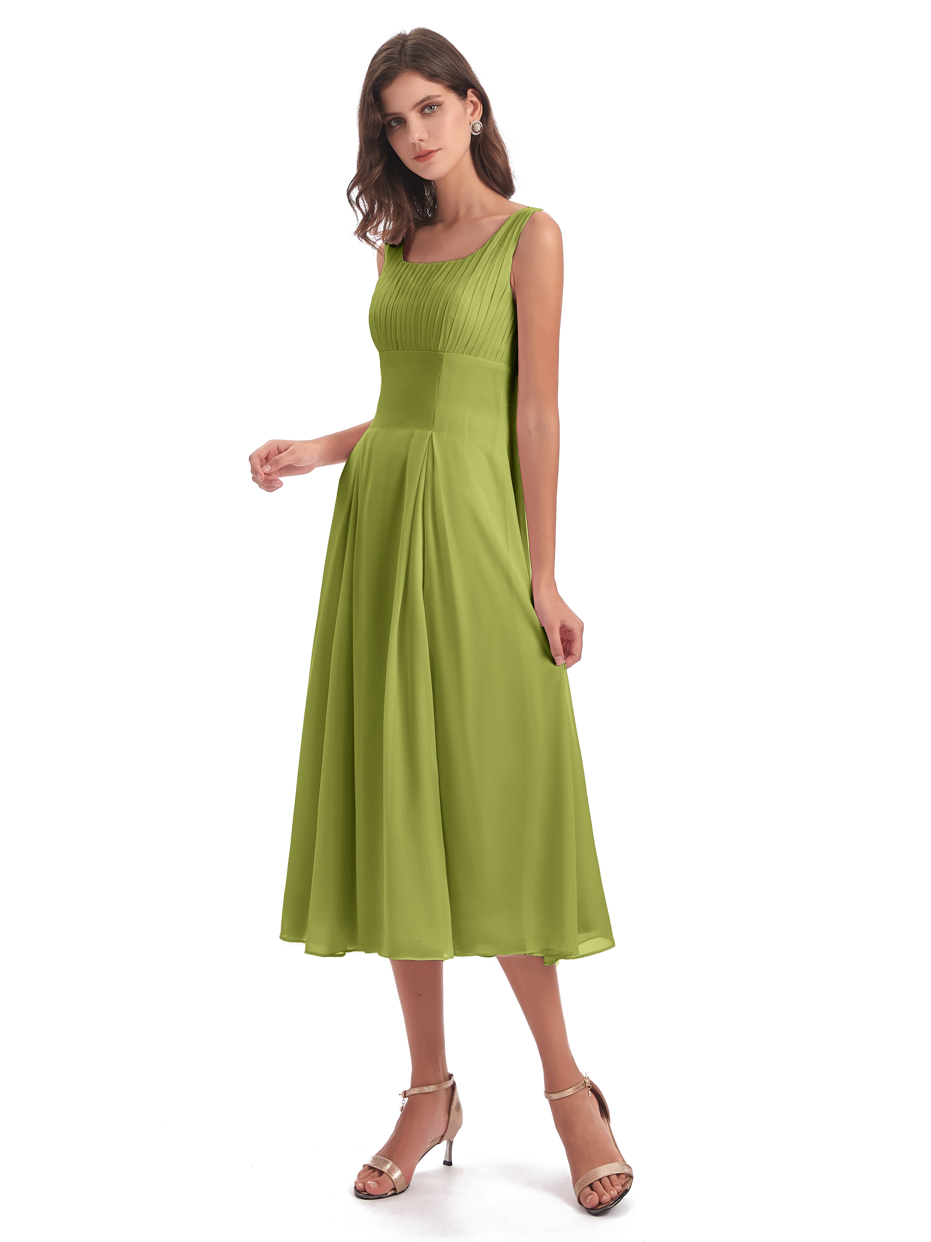Robes Demoiselle d'Honneur Mi-longue