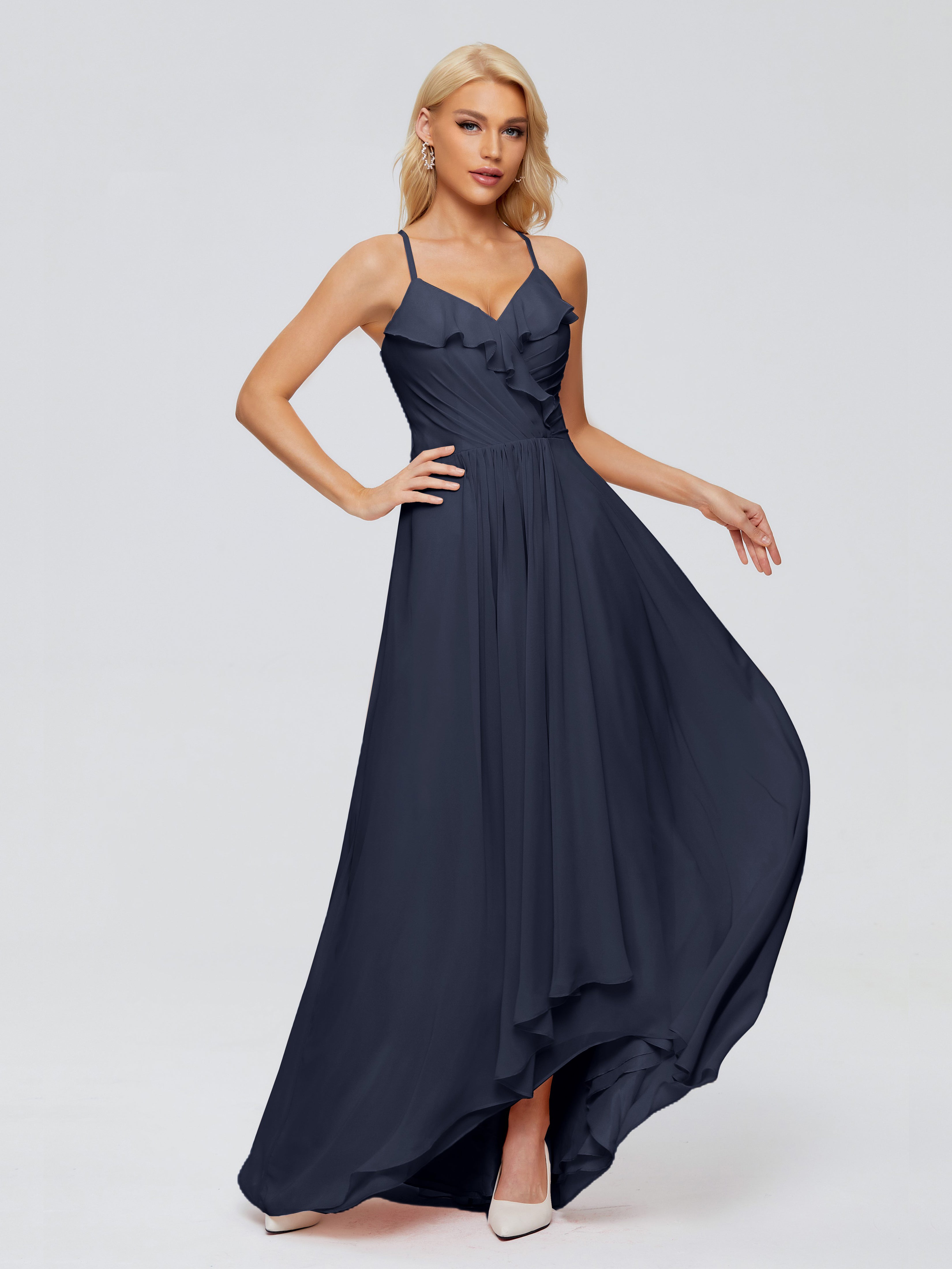 Robes Demoiselle d'Honneur Bretelles Spaghetti