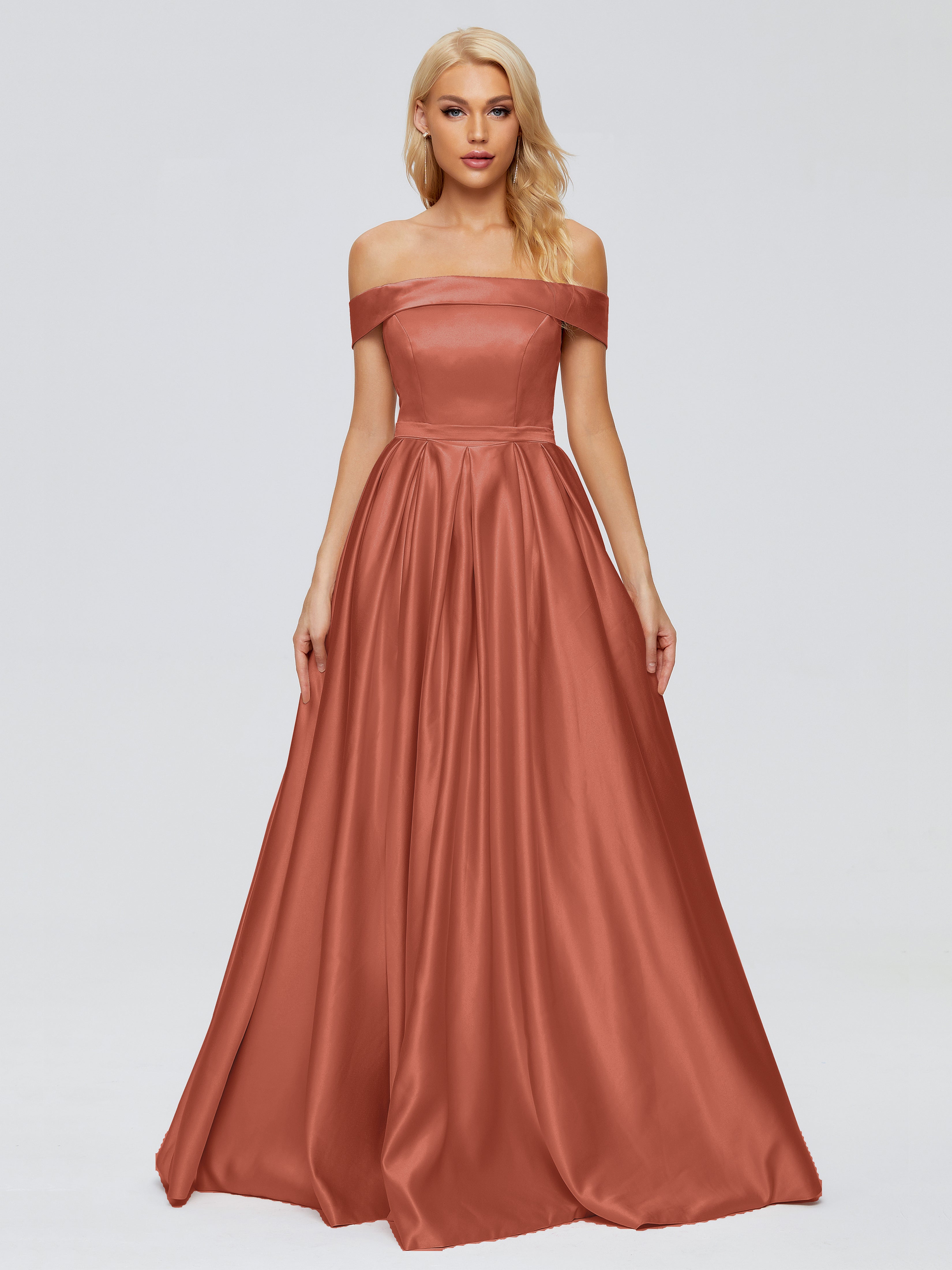 Robes Demoiselle D'honneur En Satin