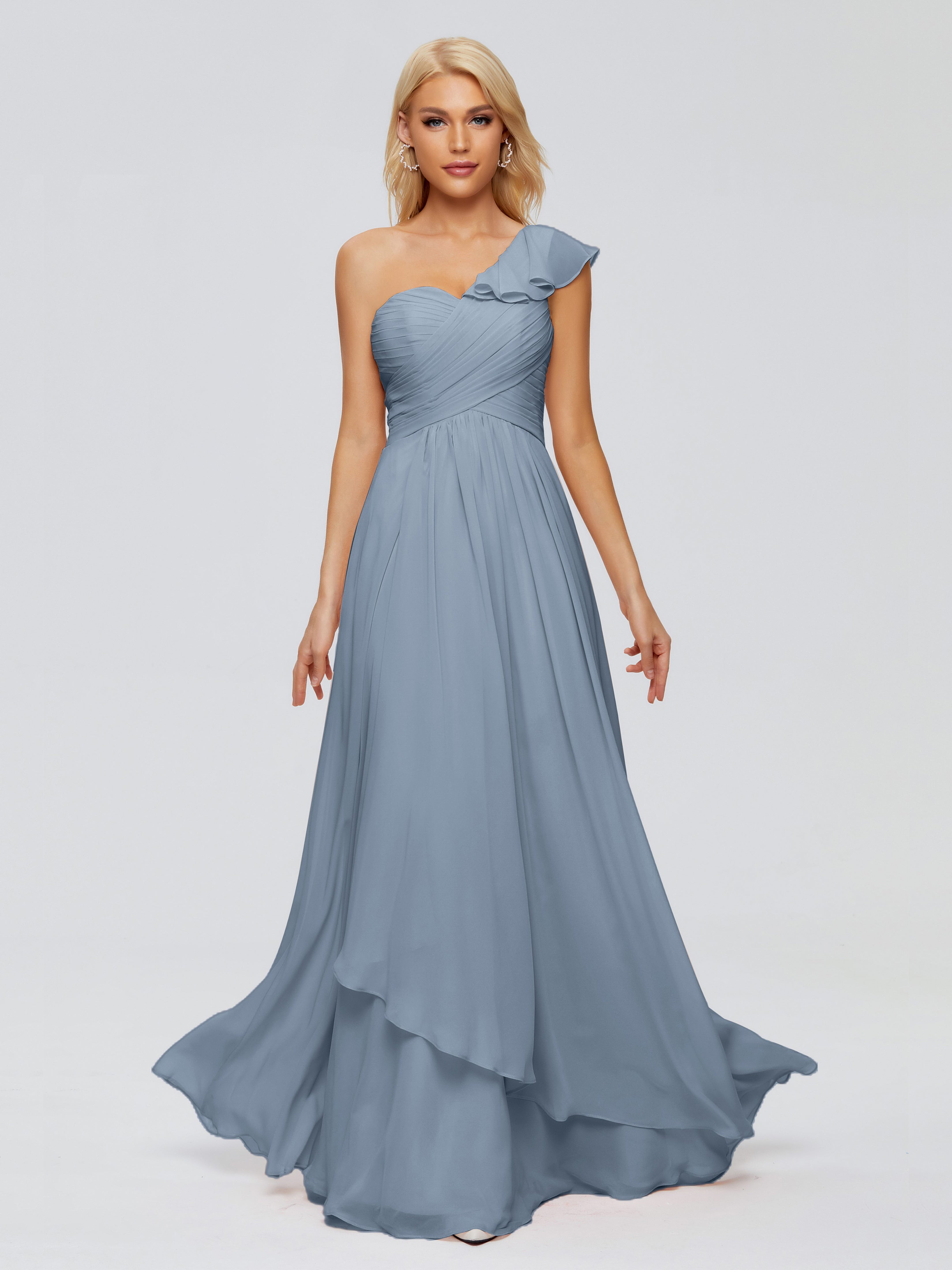 Robes Demoiselle d'Honneur Asymétrique