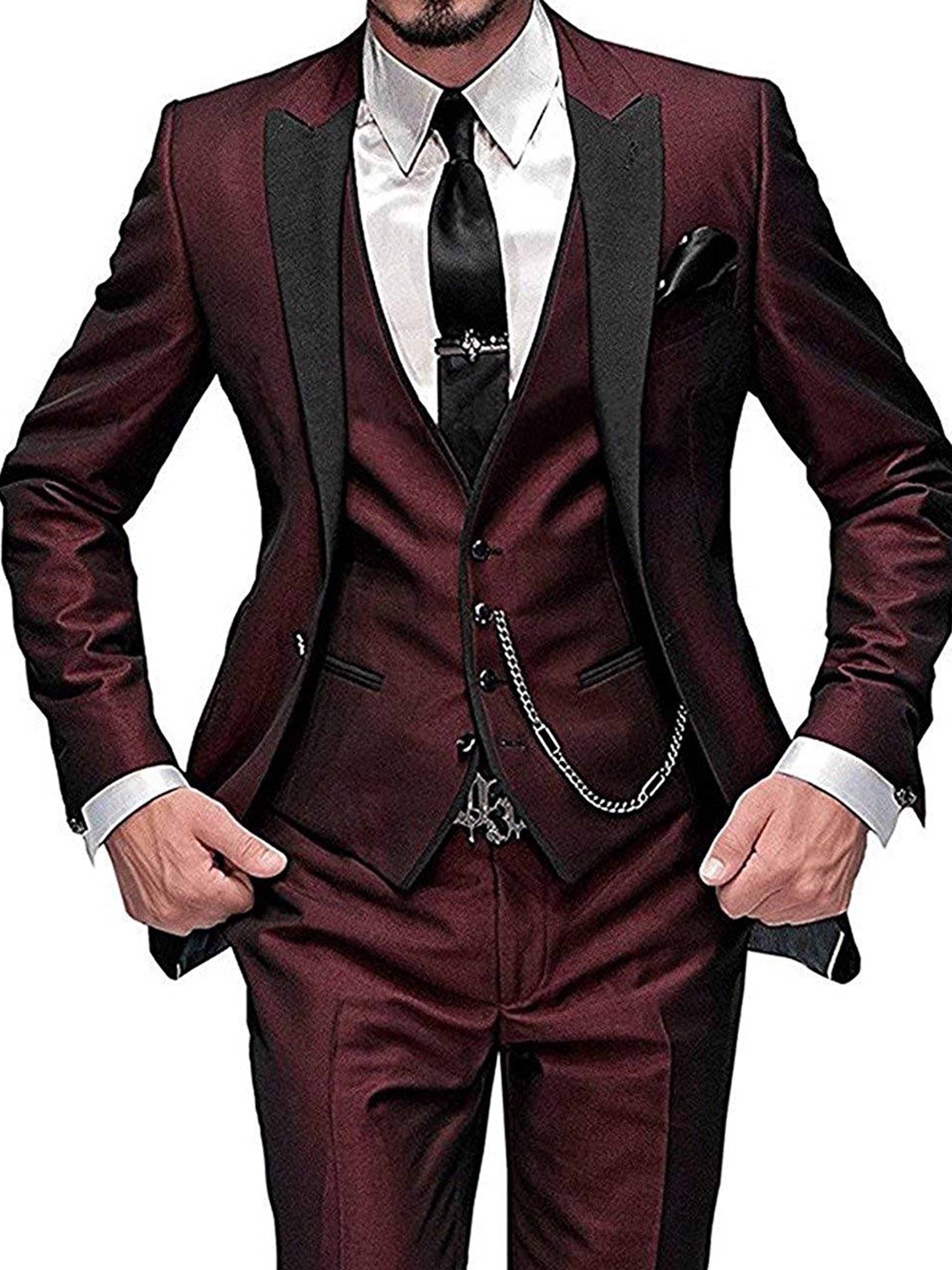 Costume 3 pièces pour homme Costume de mariage