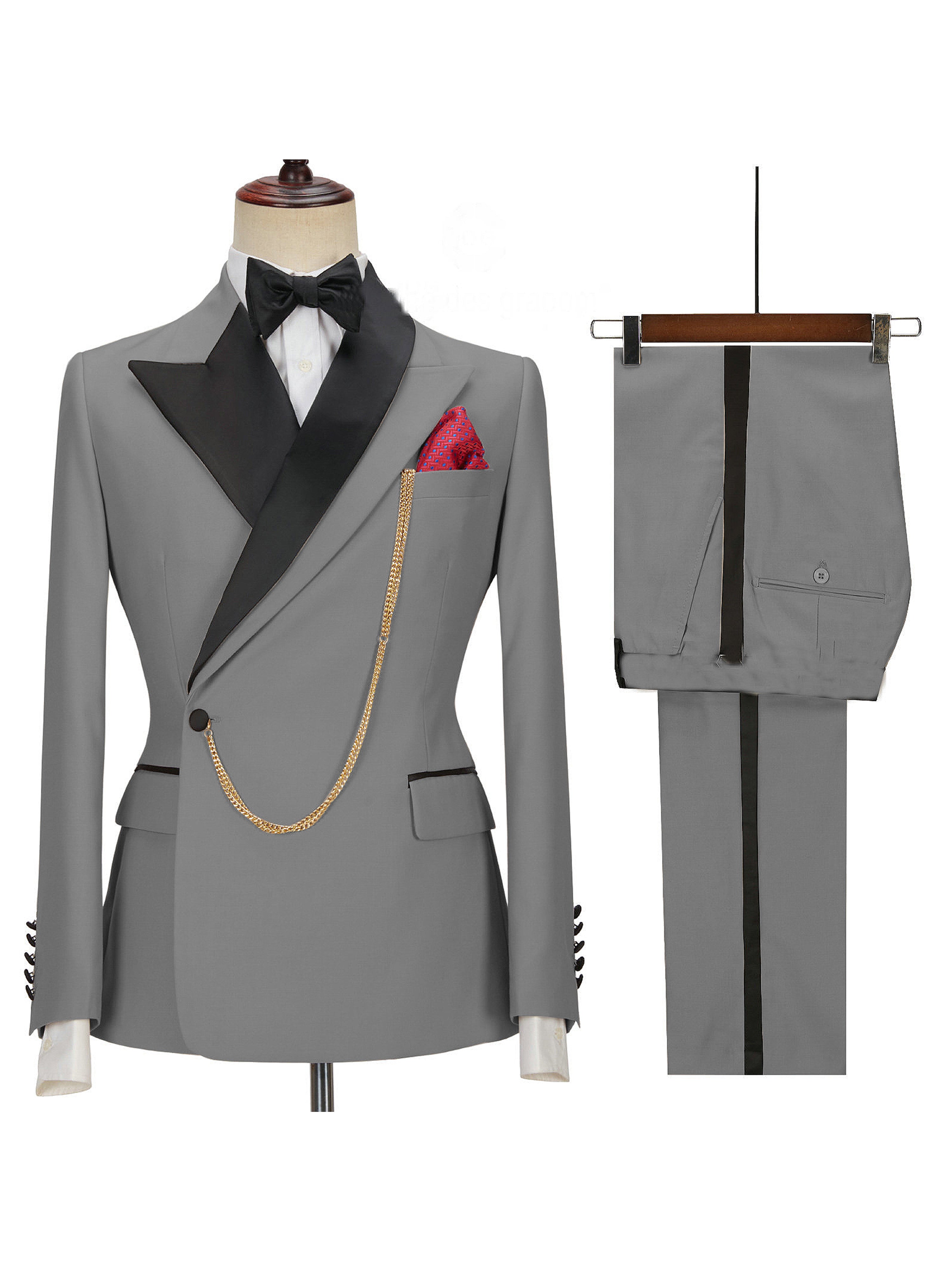 Costume de mariage deux pièces pour Hommes