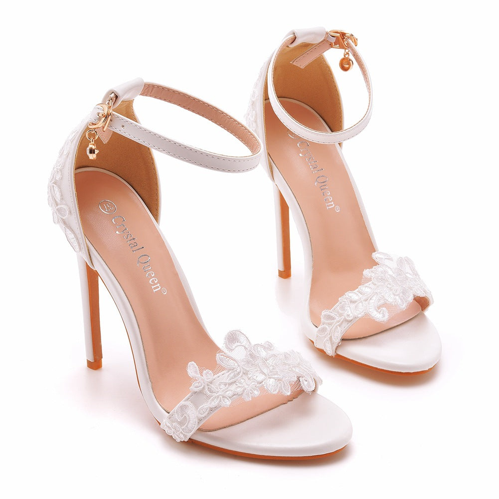 Sandales ivoire mariage on sale