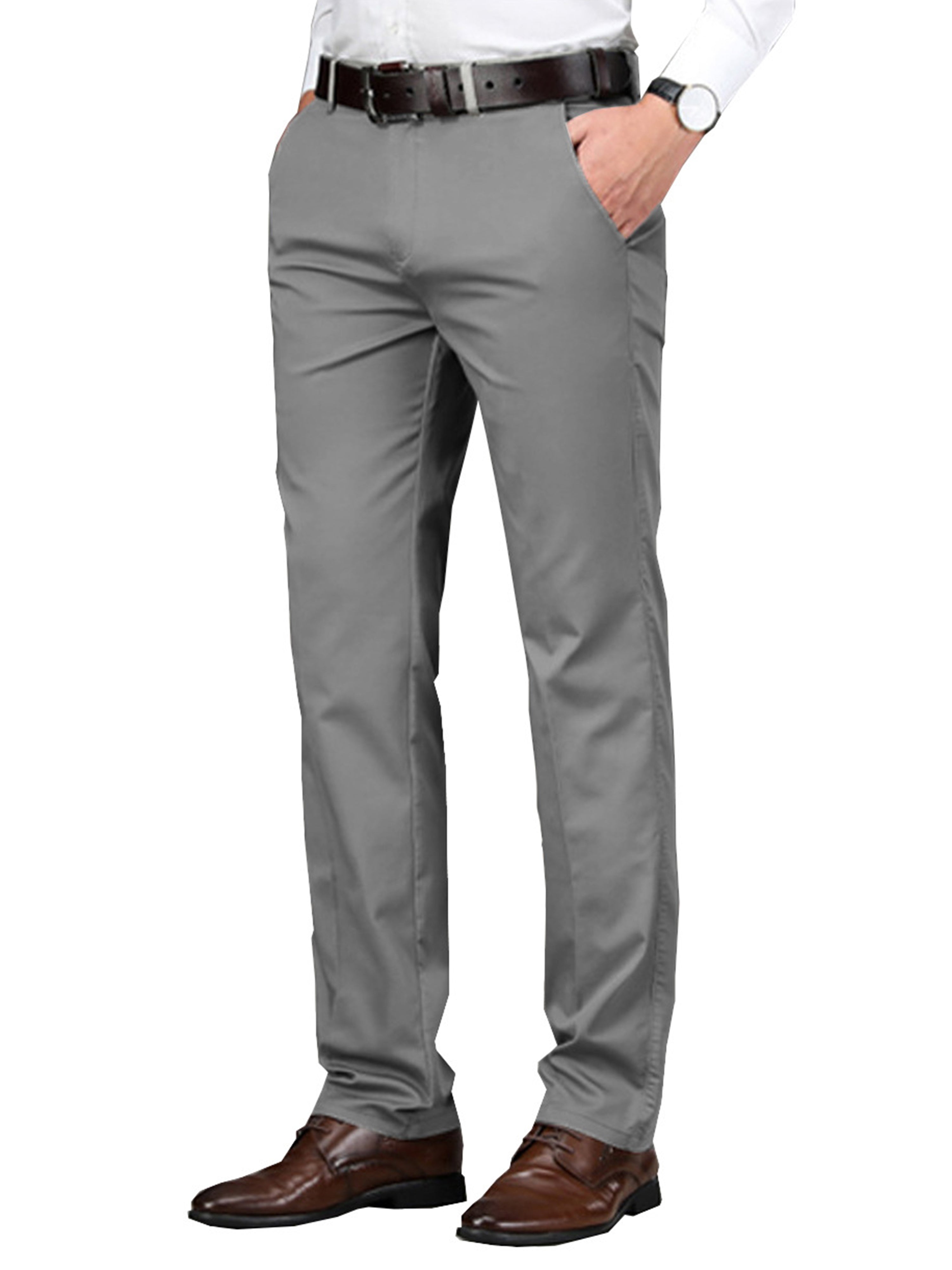 Pantalon de costume élégant pour homme Décontracté pour toutes les saisons en ARGENT