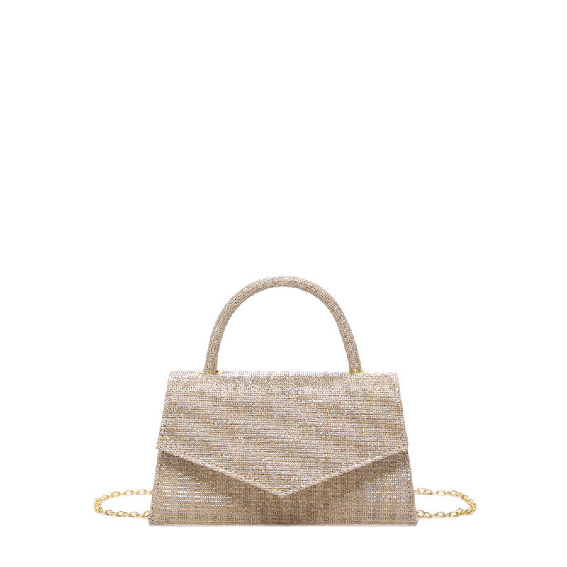 Sac de soirée élégant avec chaîne détachable Sac à bandoulière