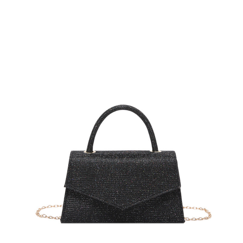 Sac de soirée élégant avec chaîne détachable Sac à bandoulière