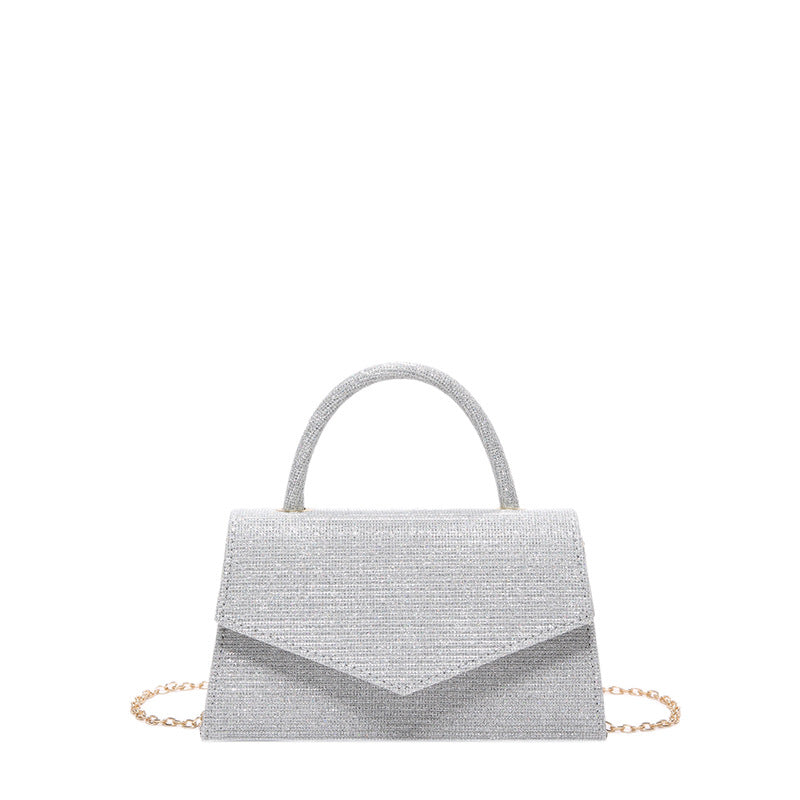 Sac de soirée élégant avec chaîne détachable Sac à bandoulière