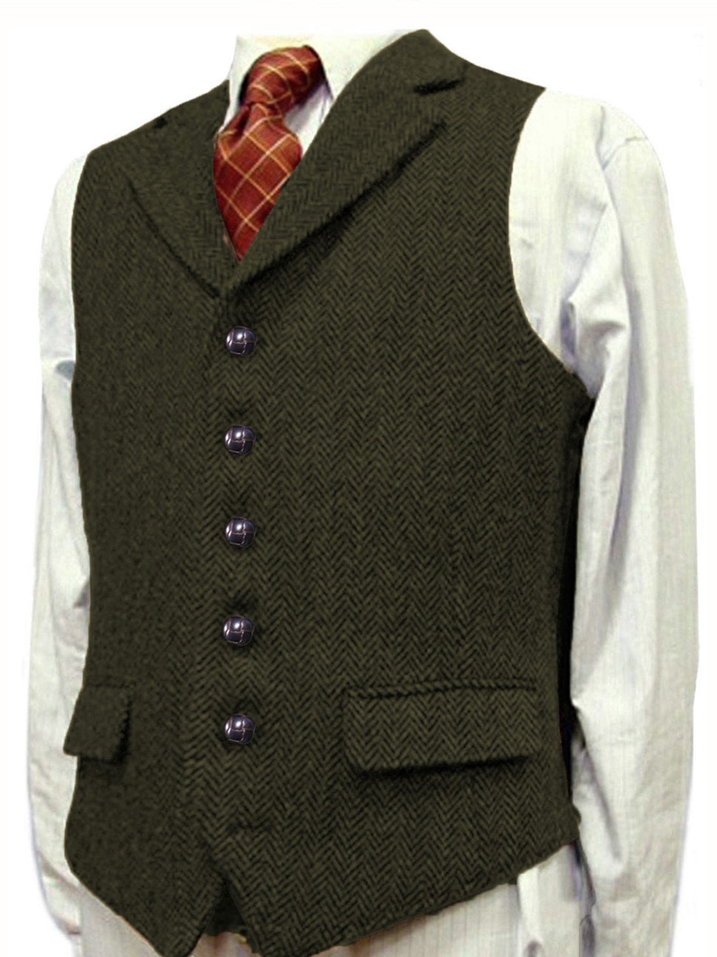 Gilet Homme à chevrons pour Mariage