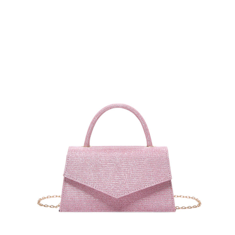 Sac de soirée élégant avec chaîne détachable Sac à bandoulière