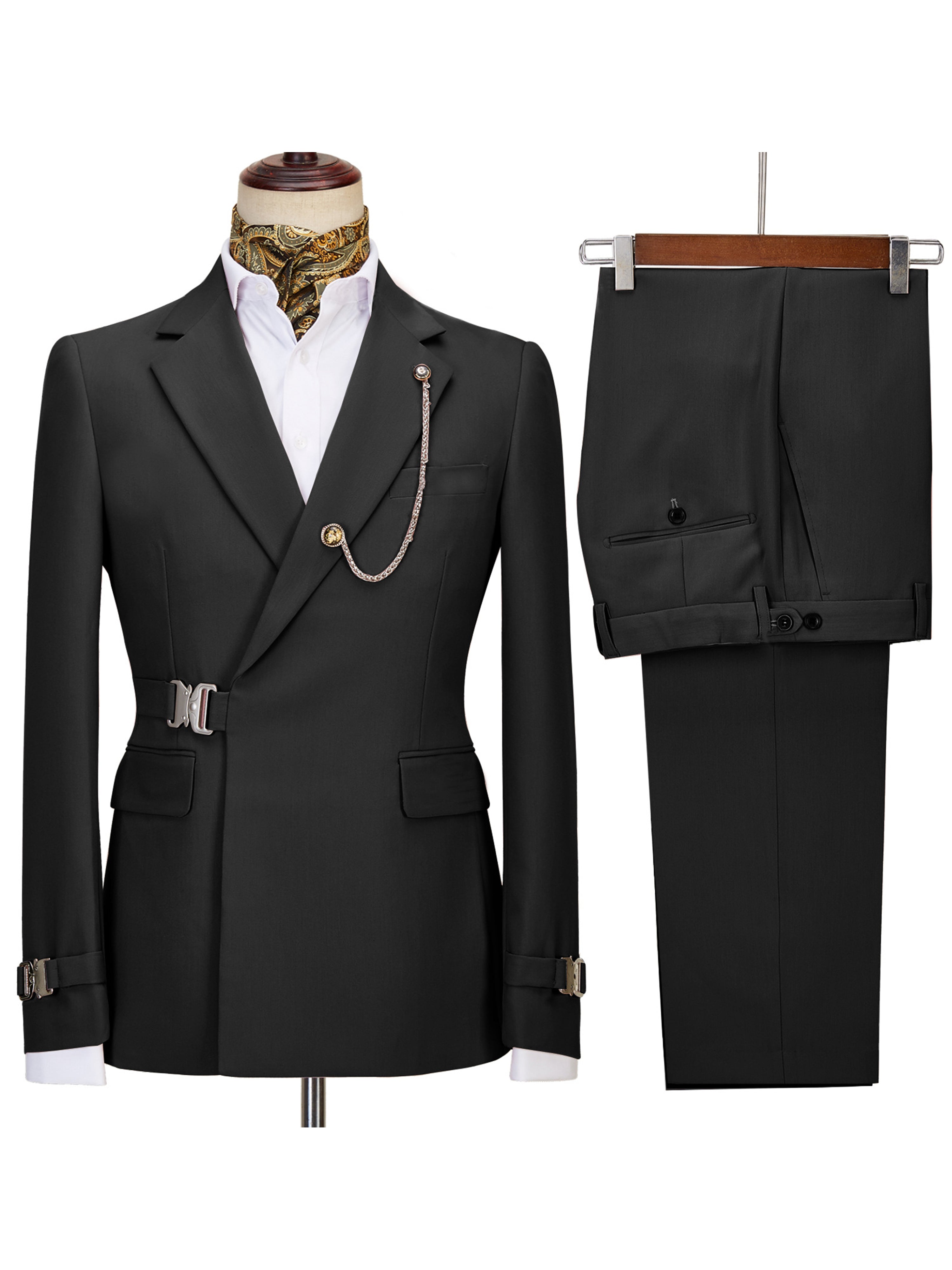 Costume homme deux pièces Style business Coupe ajustée