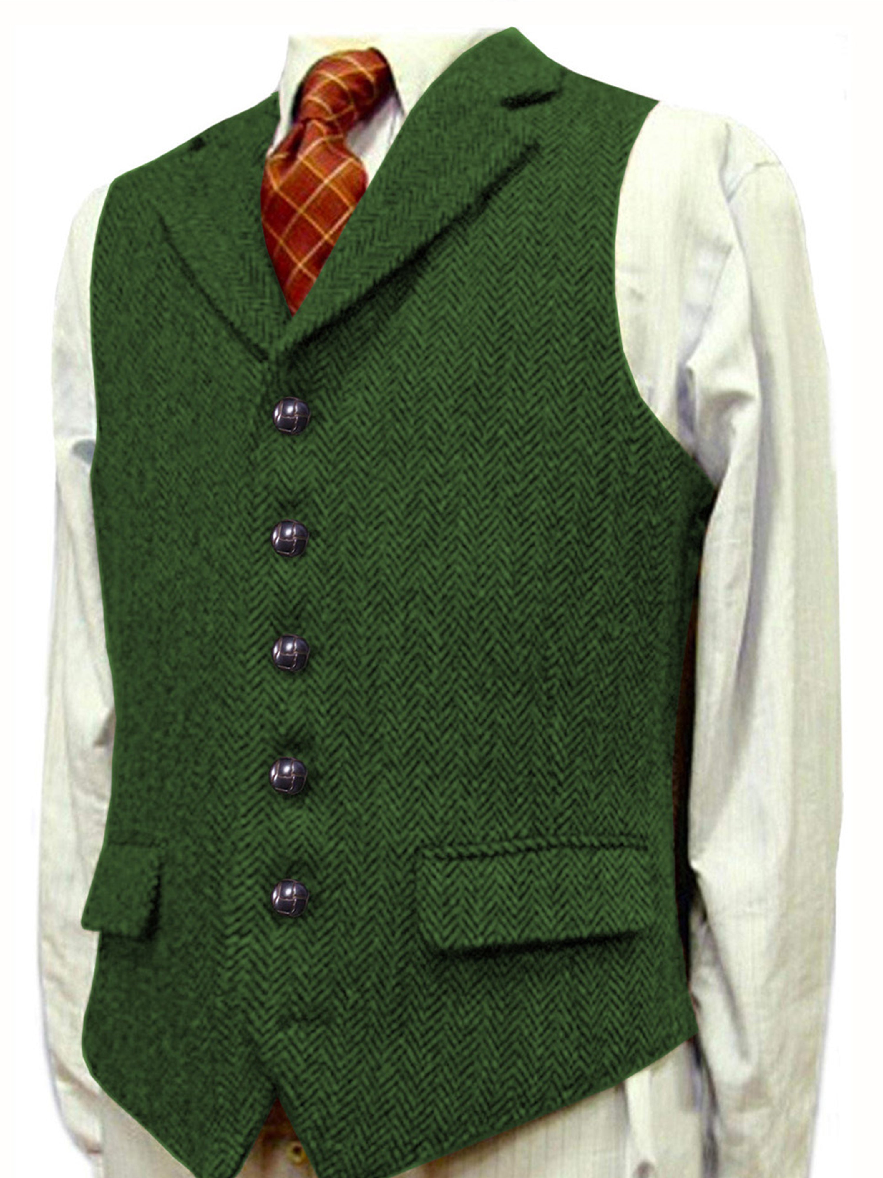 Gilet Homme à chevrons pour Mariage