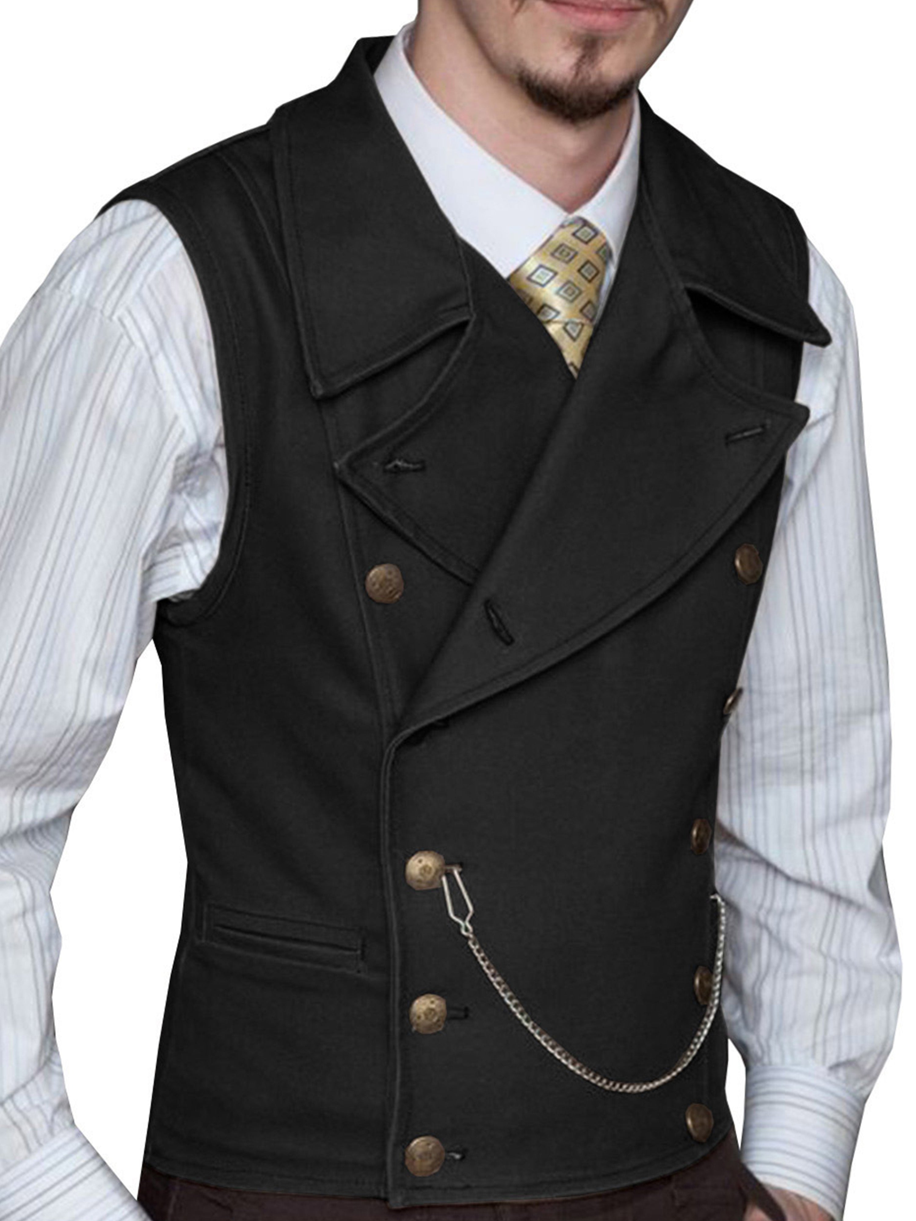 Gilet Double-Épaule en Daim pour Homme Élégance Texturée et Coupe Adjustée