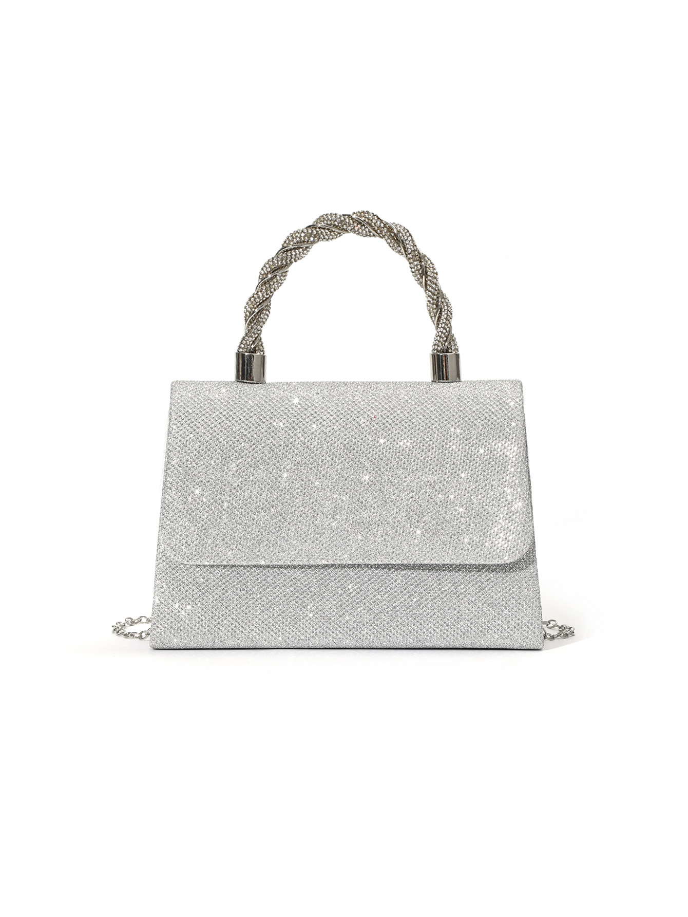 Sac de soirée élégant avec chaîne détachable Sac à bandoulière